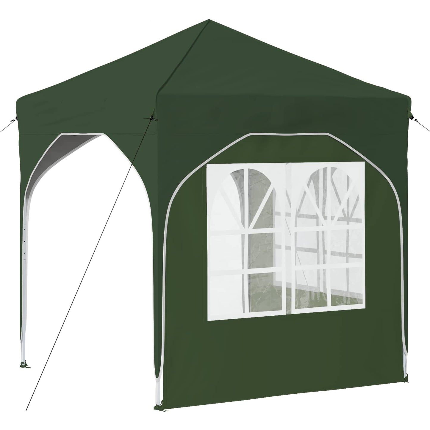 Pop-up Partyzelt 192 x 192 x 245 cm Grün