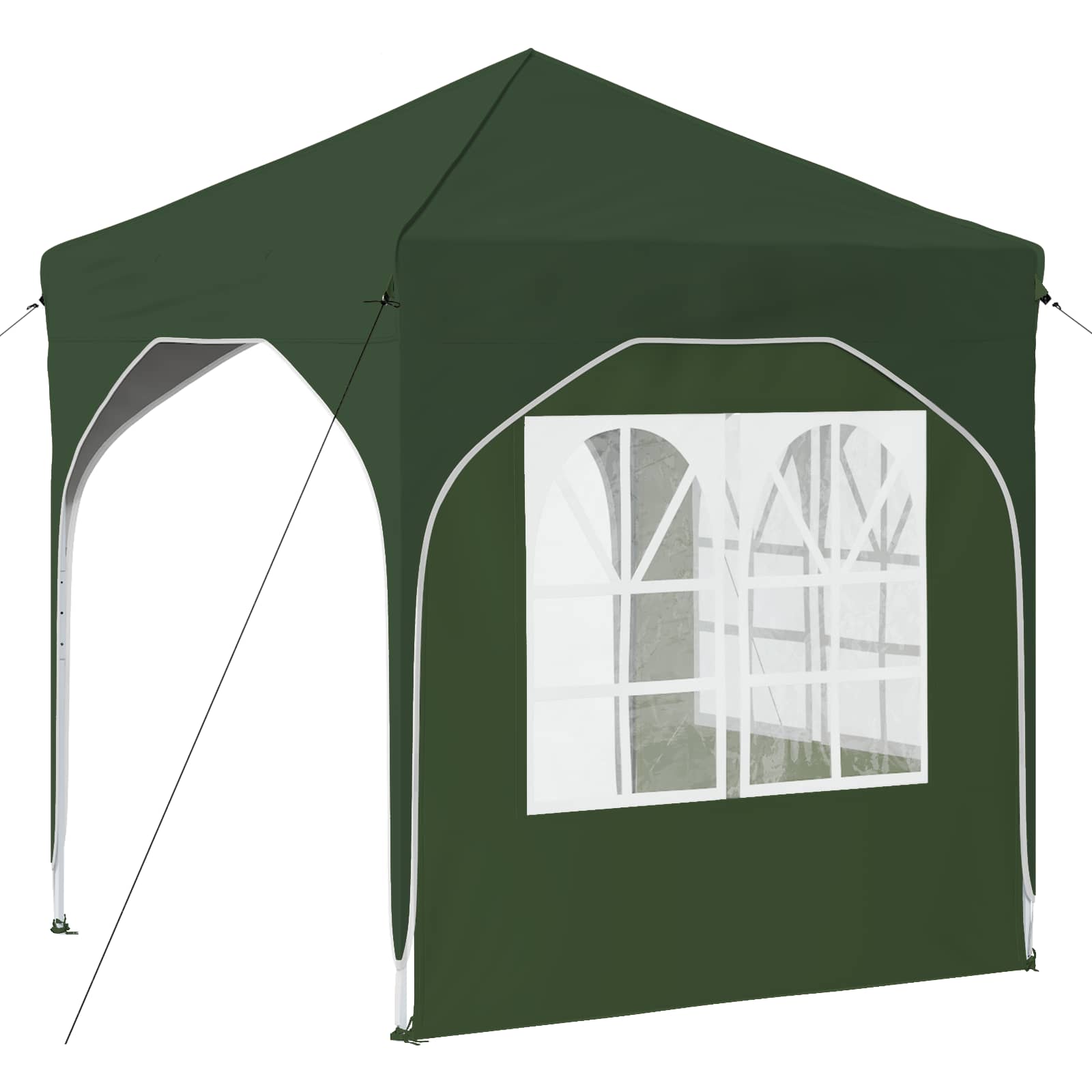 Pop-up Partyzelt 192 x 192 x 245 cm Grün