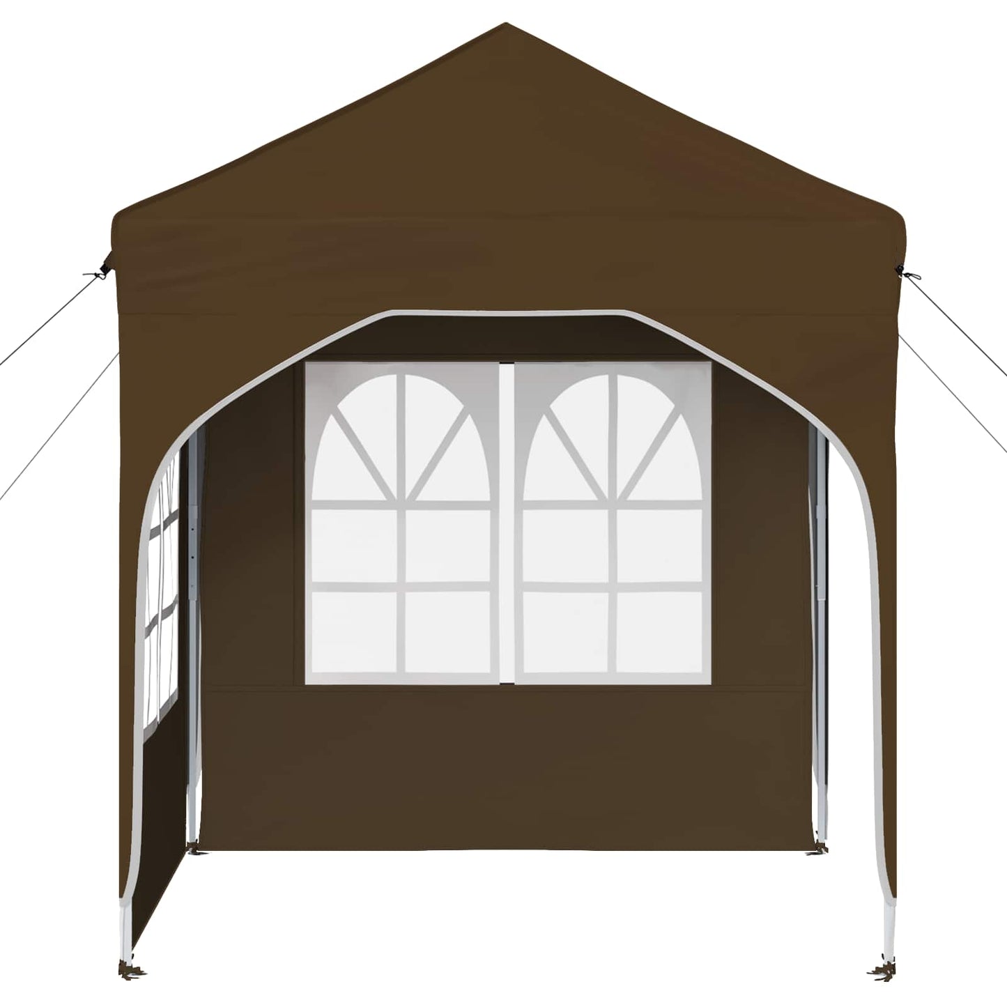 Pop-up Partyzelt 192 x 192 x 245 cm Taupe