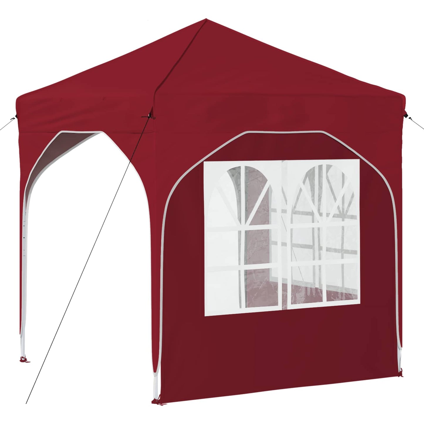 Pop-up Partyzelt 192 x 192 x 245 cm Bordeauxrot