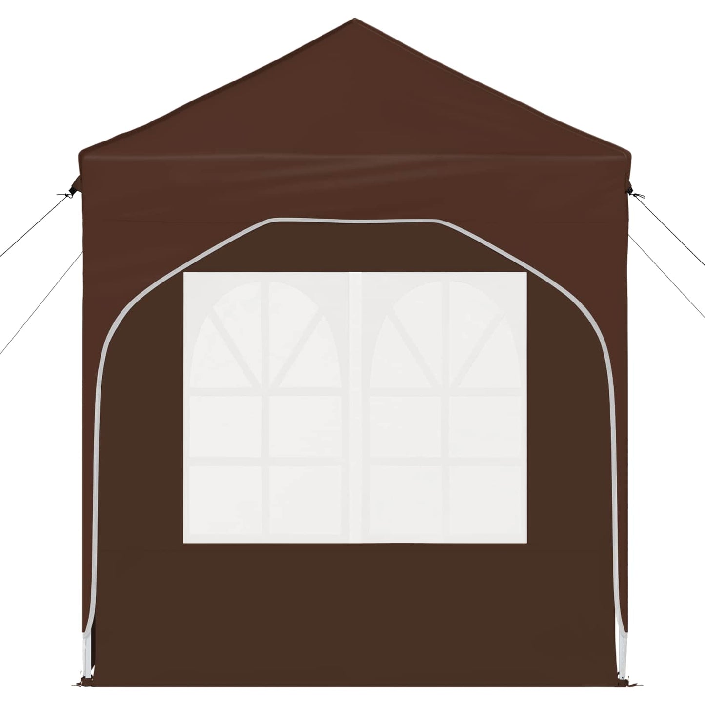 Pop-up Partyzelt 192 x 192 x 245 cm Braun
