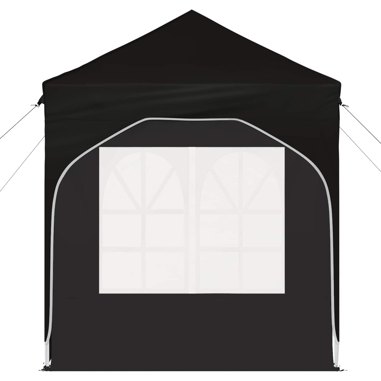 Pop-up Partyzelt 192 x 192 x 245 cm Schwarz