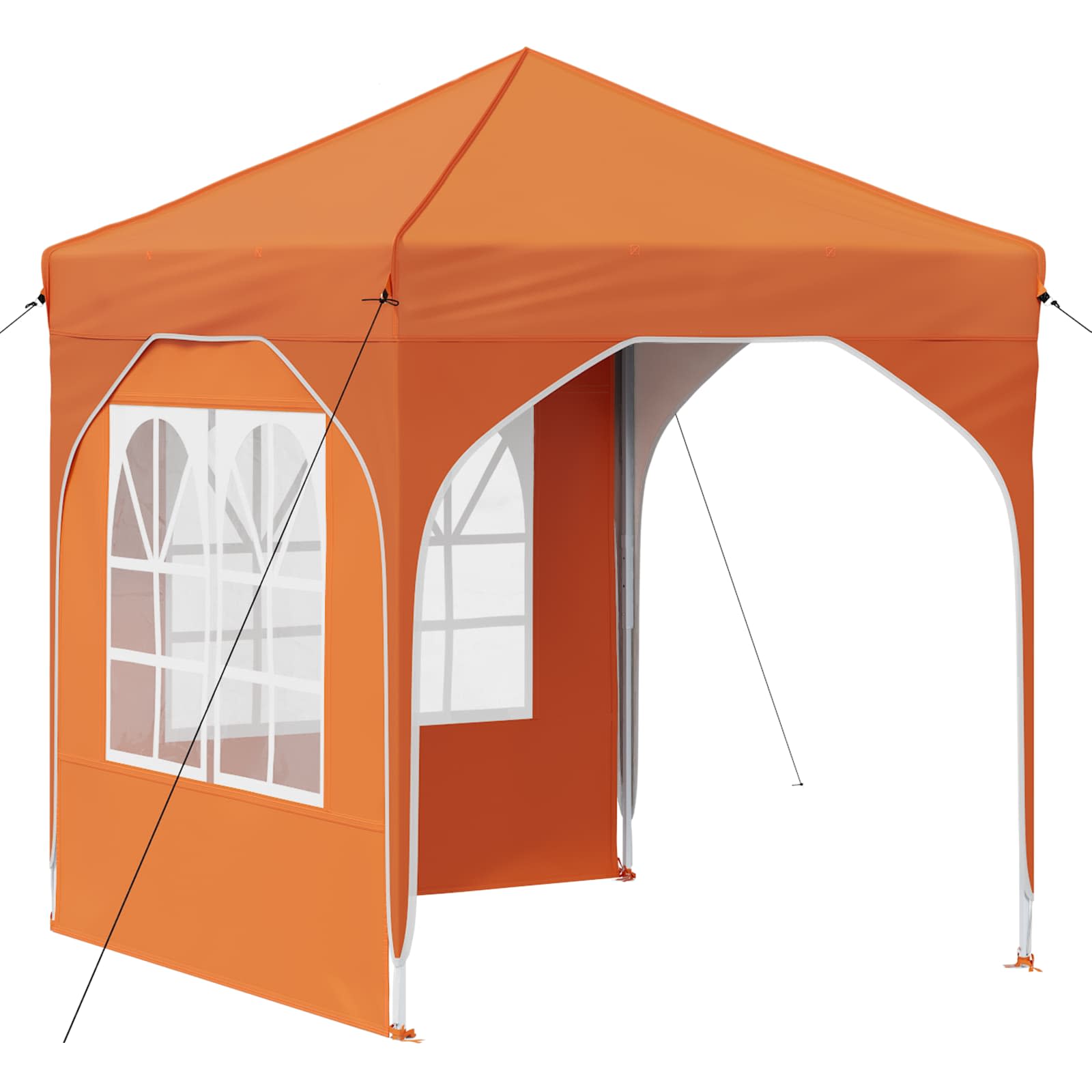 Pop-up Partyzelt 192 x 192 x 245 cm Orange