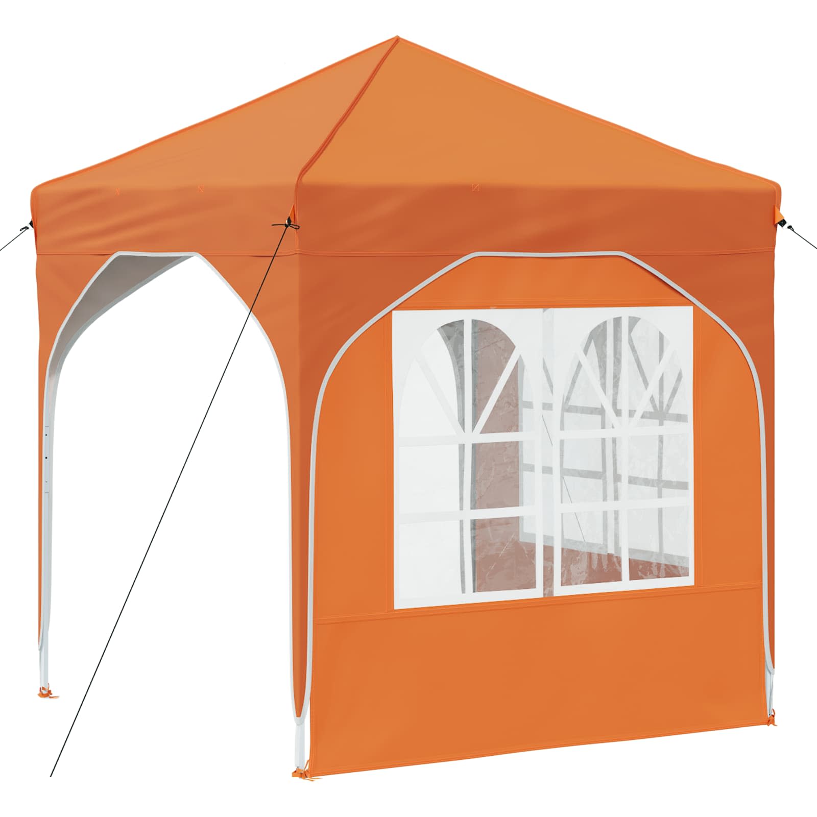 Pop-up Partyzelt 192 x 192 x 245 cm Orange