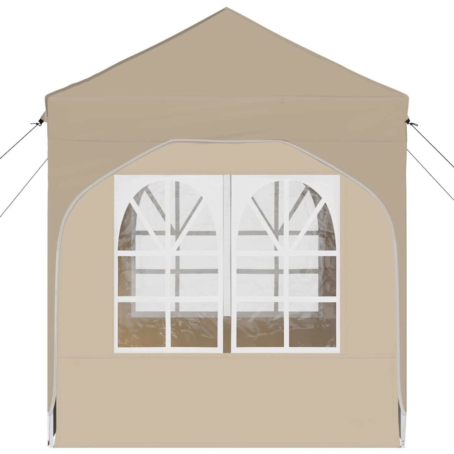 Pop-up Partyzelt 192 x 192 x 245 cm Creme