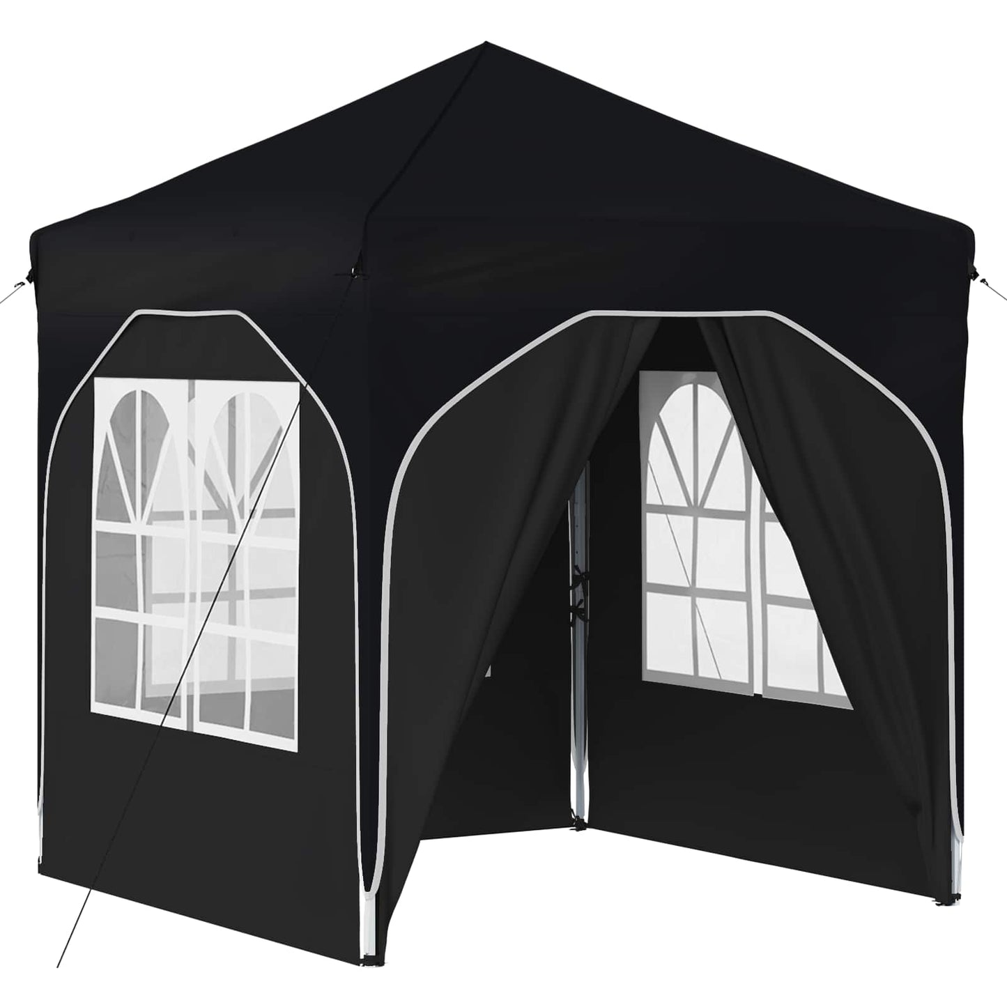 Pop-up Partyzelt 192 x 192 x 245 cm Antrazit