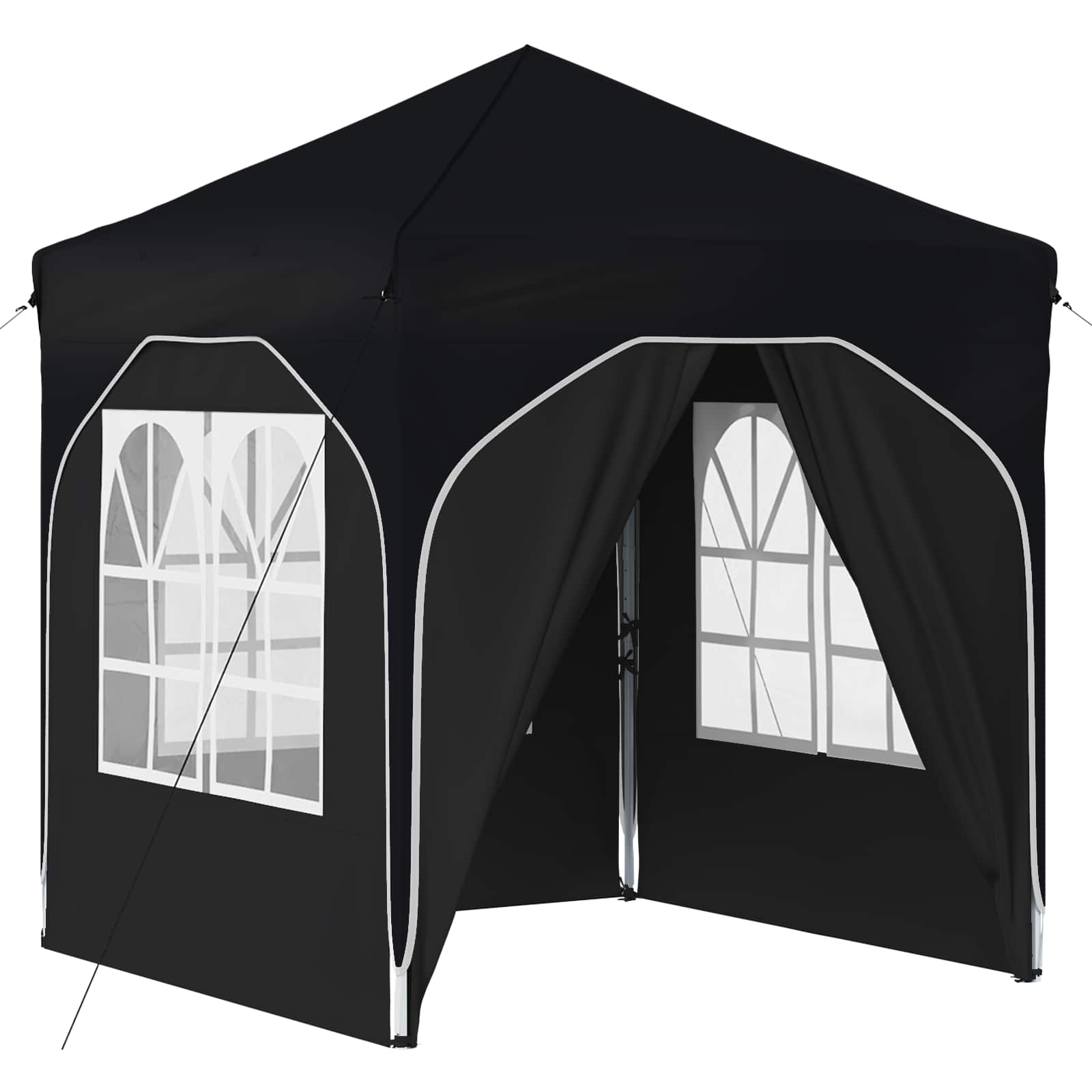 Pop-up Partyzelt 192 x 192 x 245 cm Antrazit