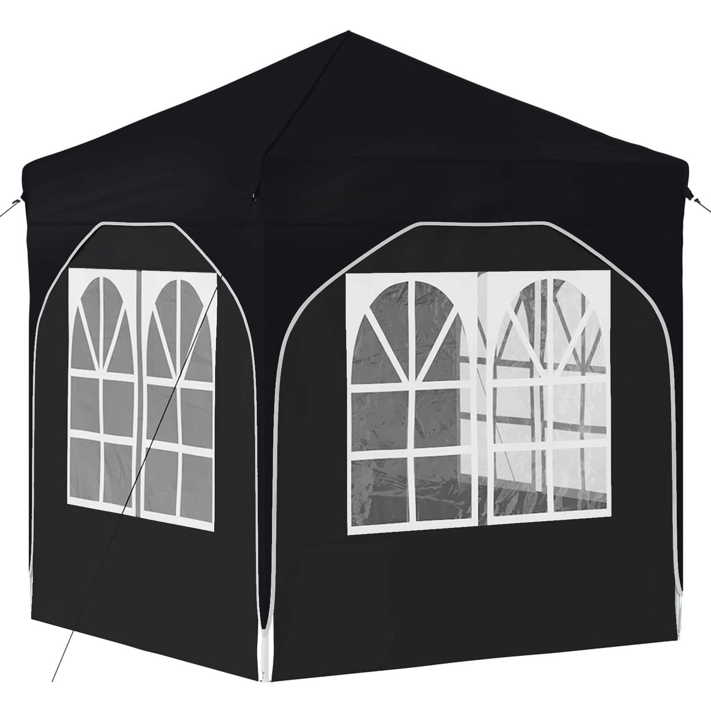 Pop-up Partyzelt 192 x 192 x 245 cm Antrazit