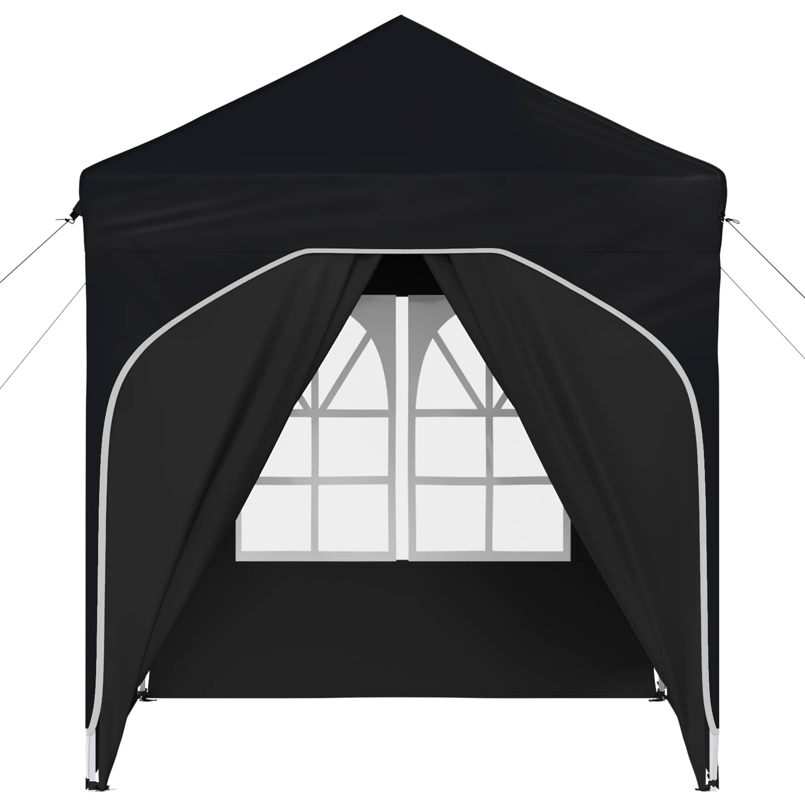 Pop-up Partyzelt 192 x 192 x 245 cm Antrazit