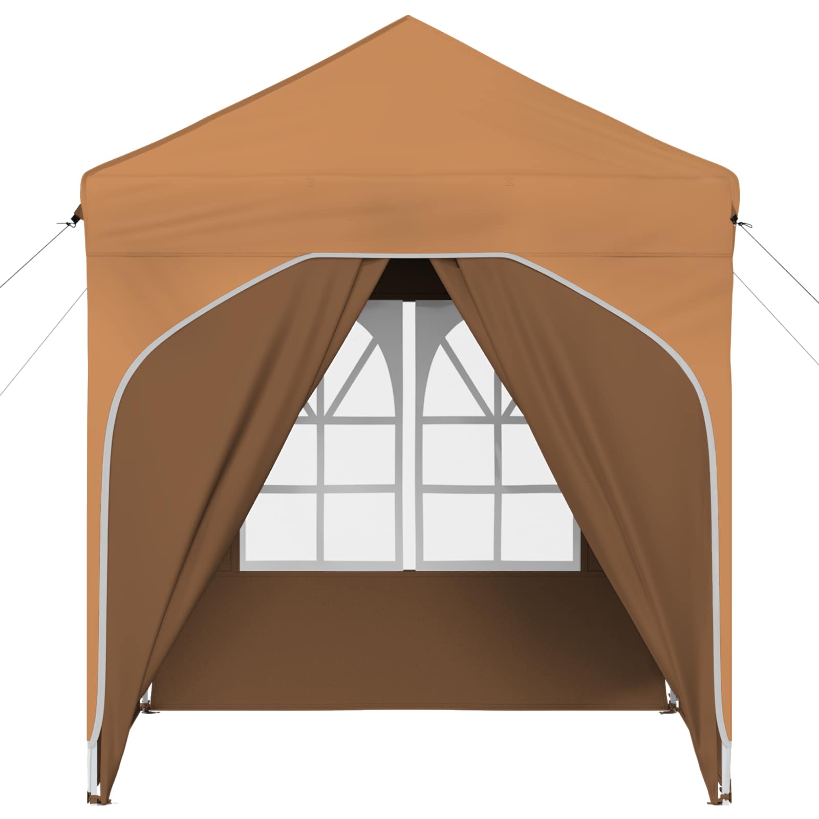 Pop-up Partyzelt 192 x 192 x 245 cm Beige