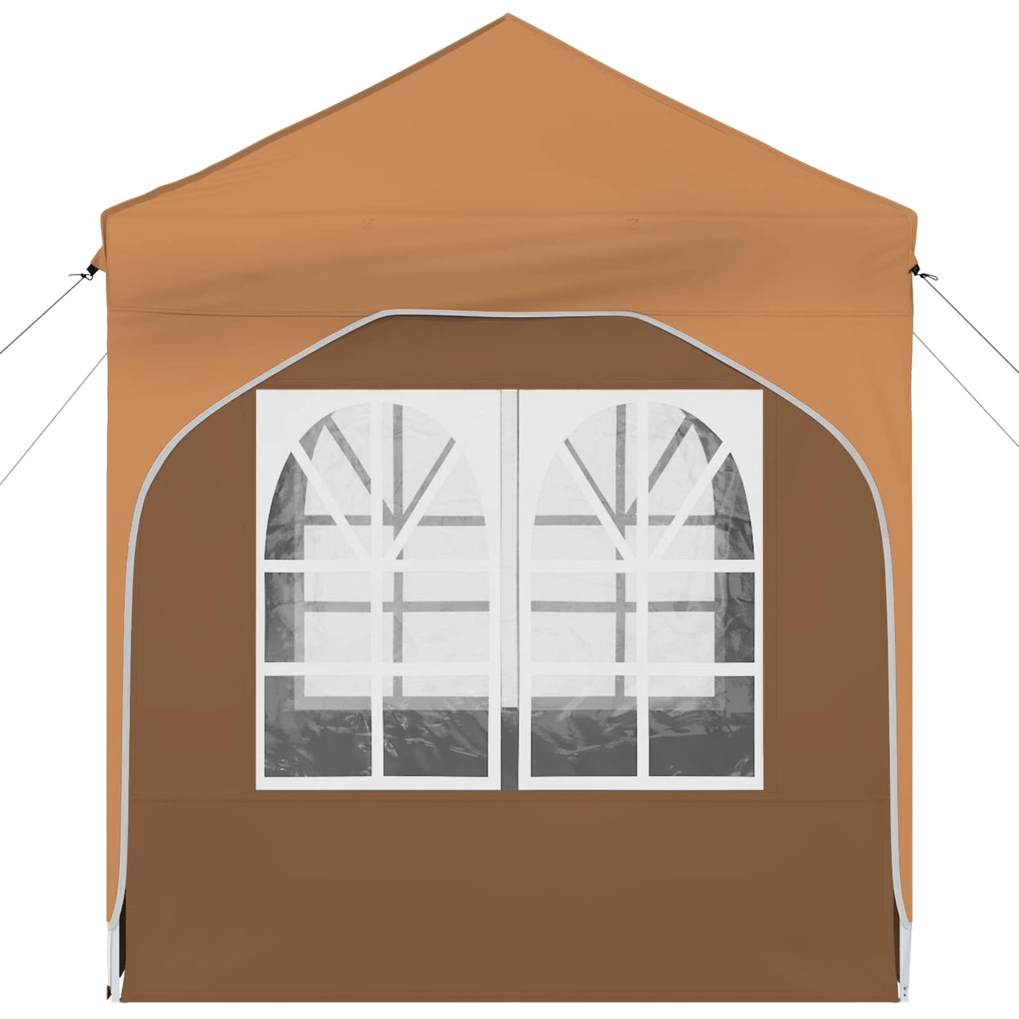 Pop-up Partyzelt 192 x 192 x 245 cm Beige