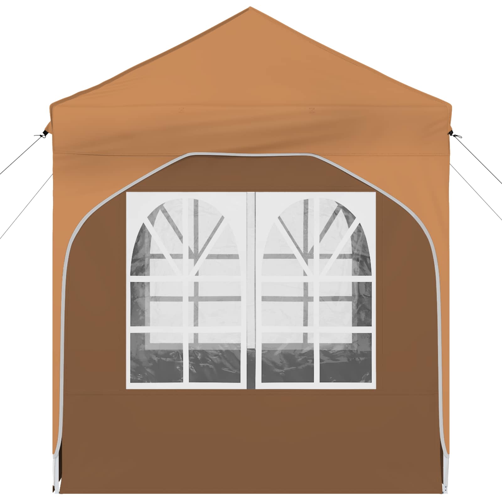 Pop-up Partyzelt 192 x 192 x 245 cm Beige