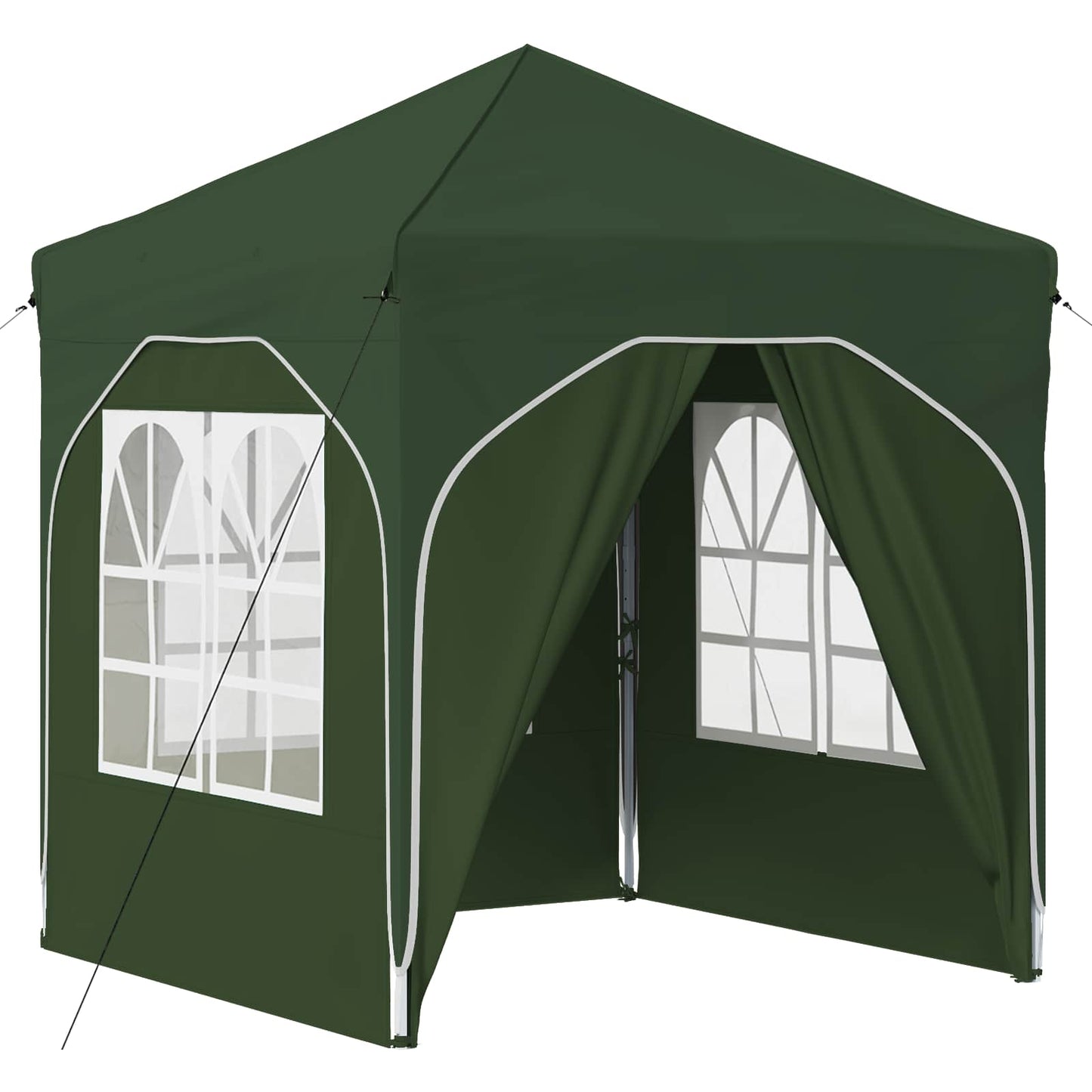 Pop-up Partyzelt 192 x 192 x 245 cm Grün