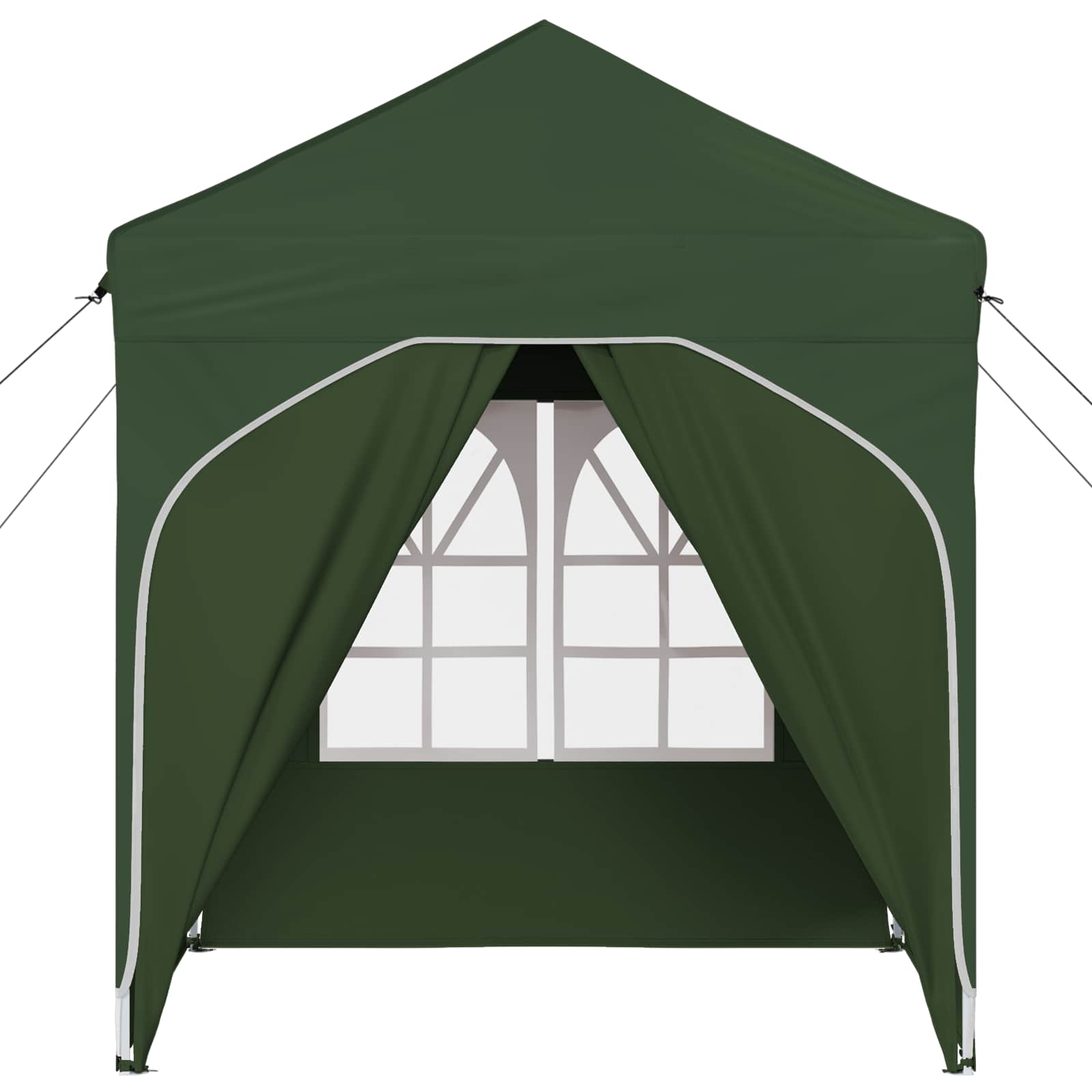 Pop-up Partyzelt 192 x 192 x 245 cm Grün