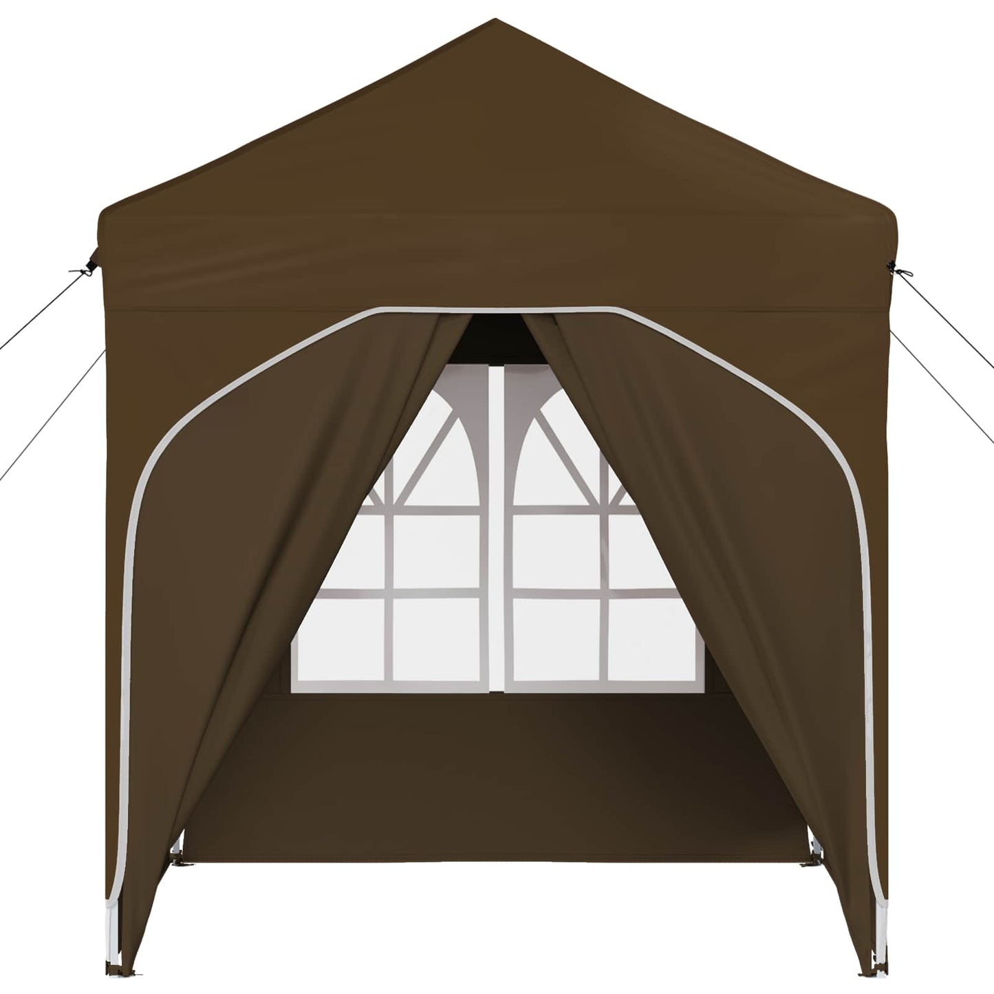 Pop-up Partyzelt 192 x 192 x 245 cm Taupe