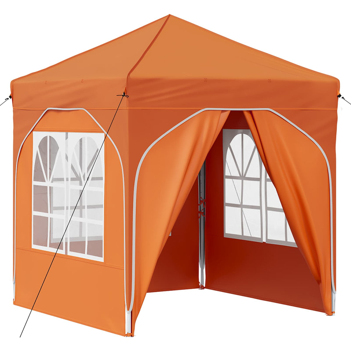 Pop-up Partyzelt 192 x 192 x 245 cm Orange