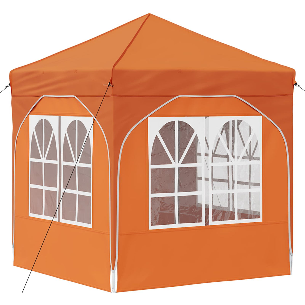 Pop-up Partyzelt 192 x 192 x 245 cm Orange