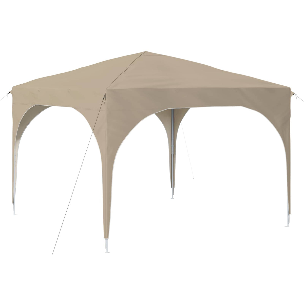 Pop-up Partyzelt 290 x 290 x 245 cm Creme