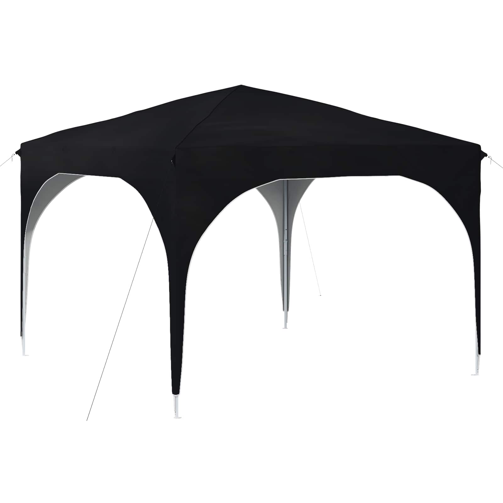 Pop-up Partyzelt 290 x 290 x 245 cm Antrazit