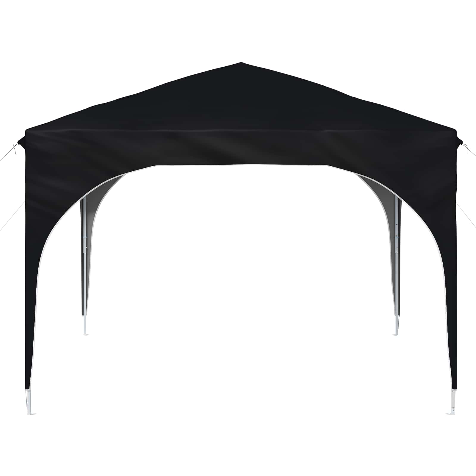 Pop-up Partyzelt 290 x 290 x 245 cm Antrazit