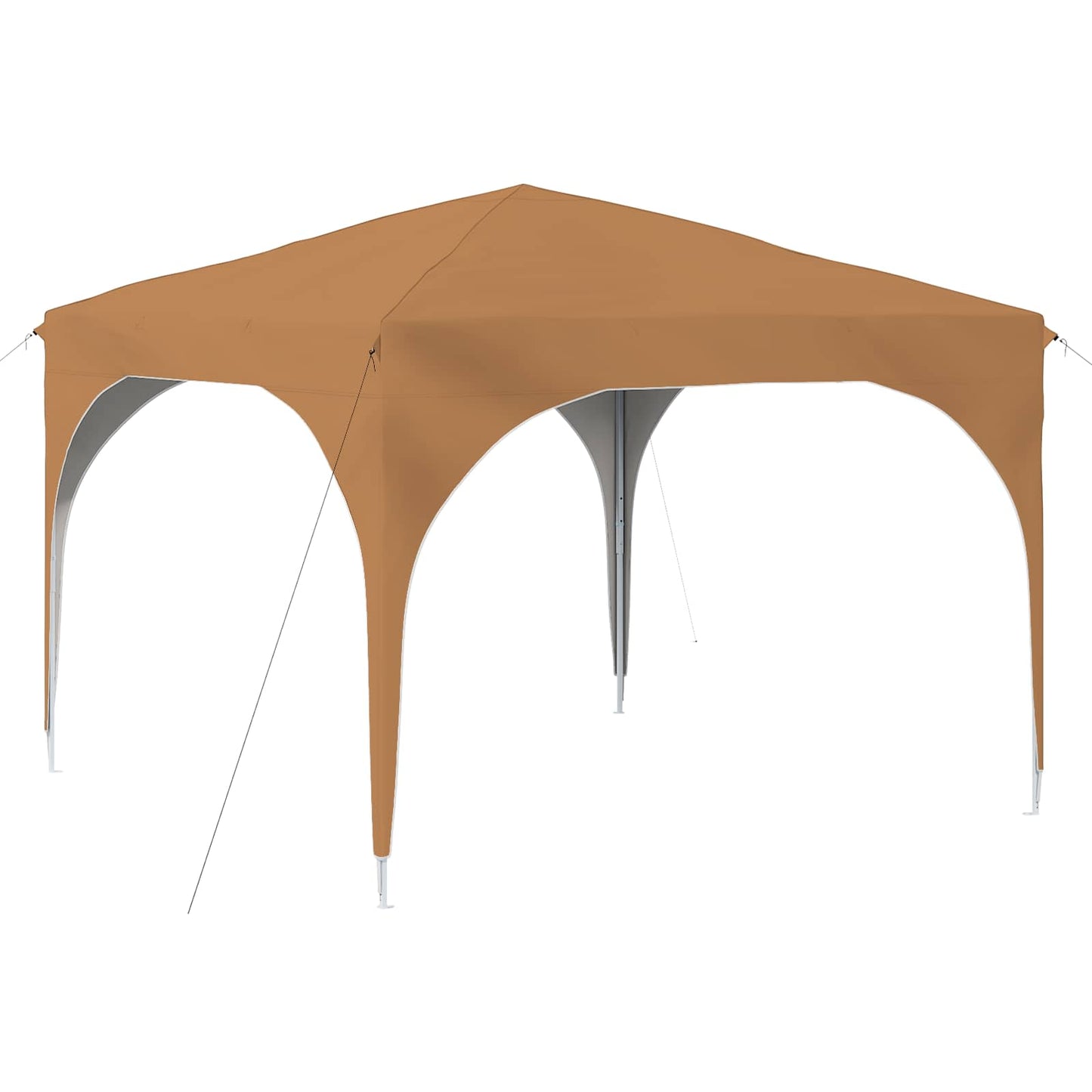 Pop-up Partyzelt 290 x 290 x 245 cm Beige