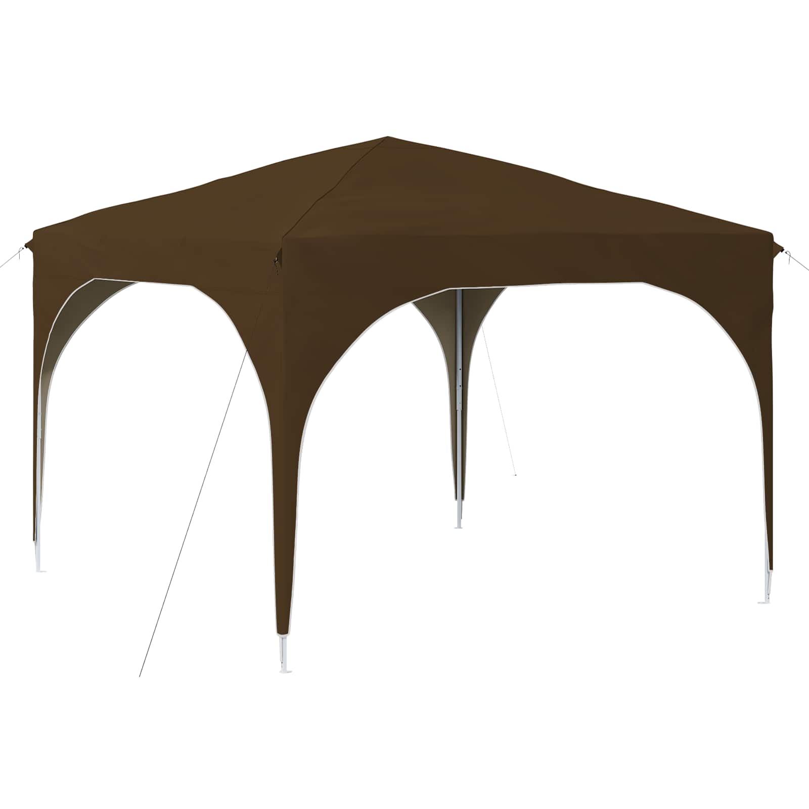 Pop-up Partyzelt 290 x 290 x 245 cm Taupe