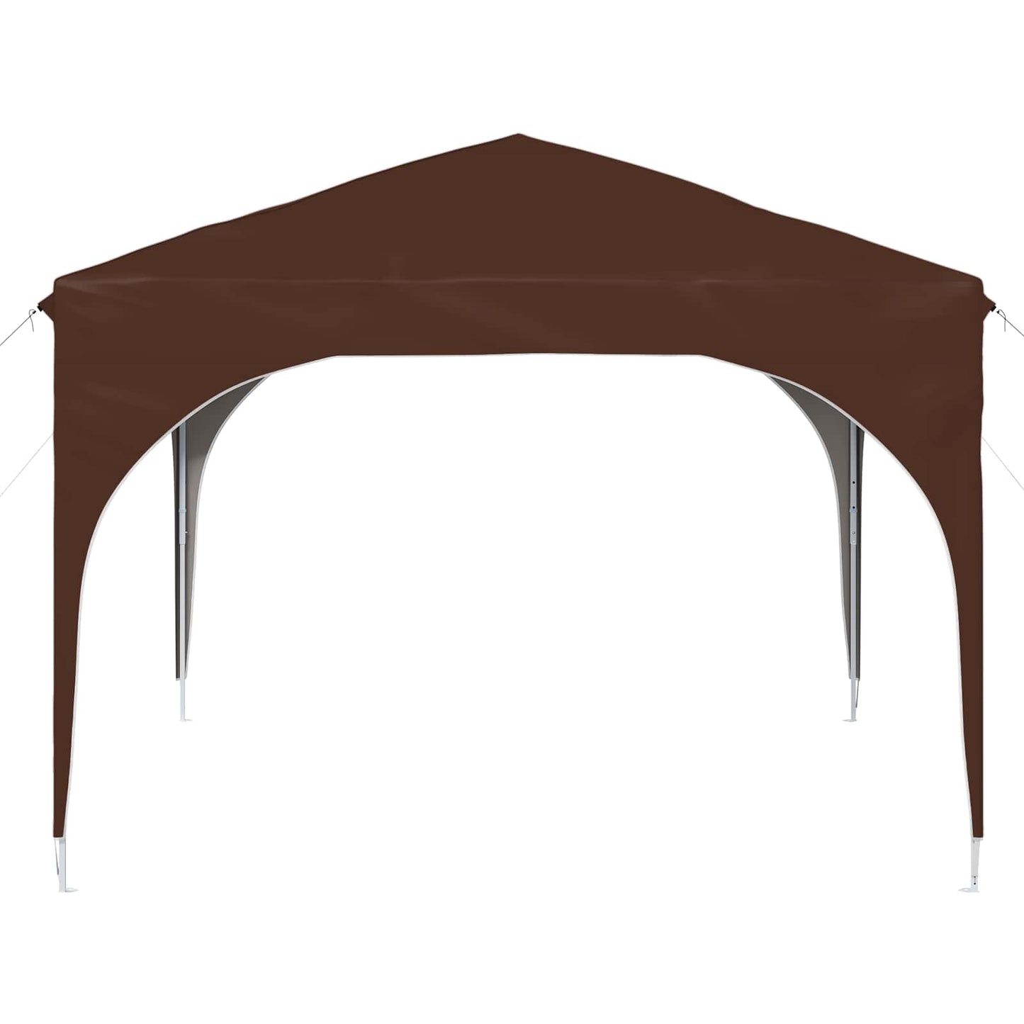 Pop-up Partyzelt 290 x 290 x 245 cm Braun