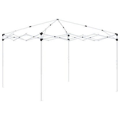 Pop-up Partyzelt 290 x 290 x 245 cm Terrakotta