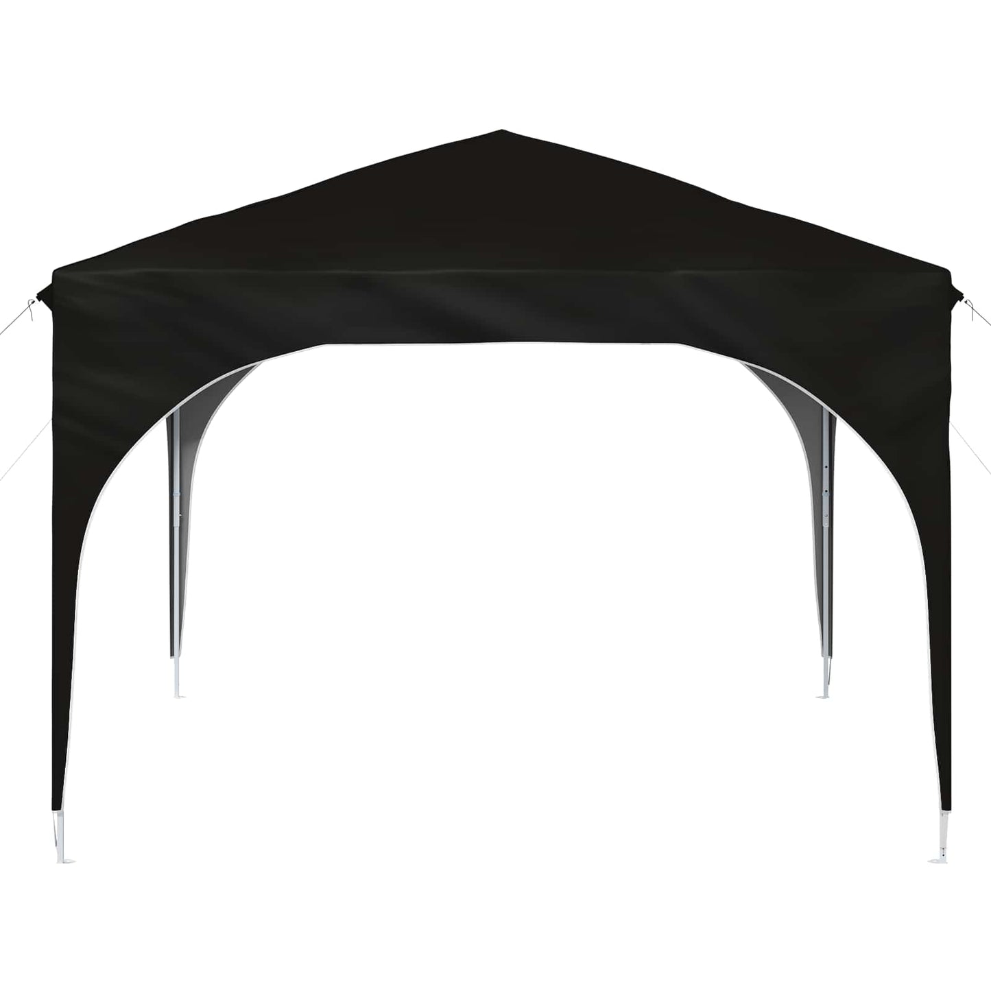Pop-up Partyzelt 290 x 290 x 245 cm Schwarz