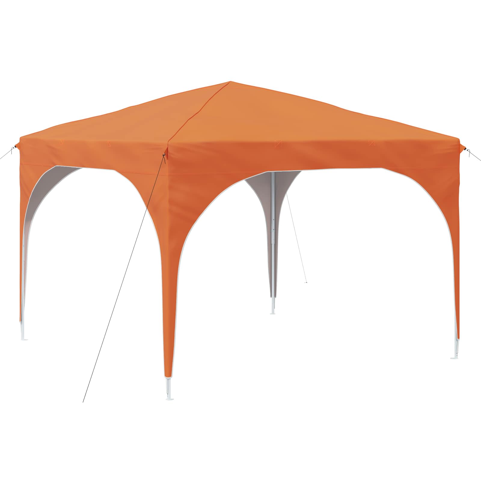 Pop-up Partyzelt 290 x 290 x 245 cm Orange
