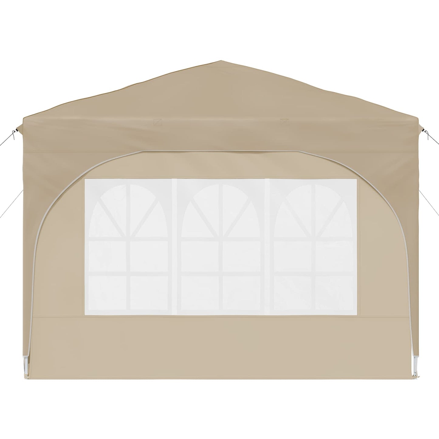 Pop-up Partyzelt 290 x 290 x 245 cm Creme