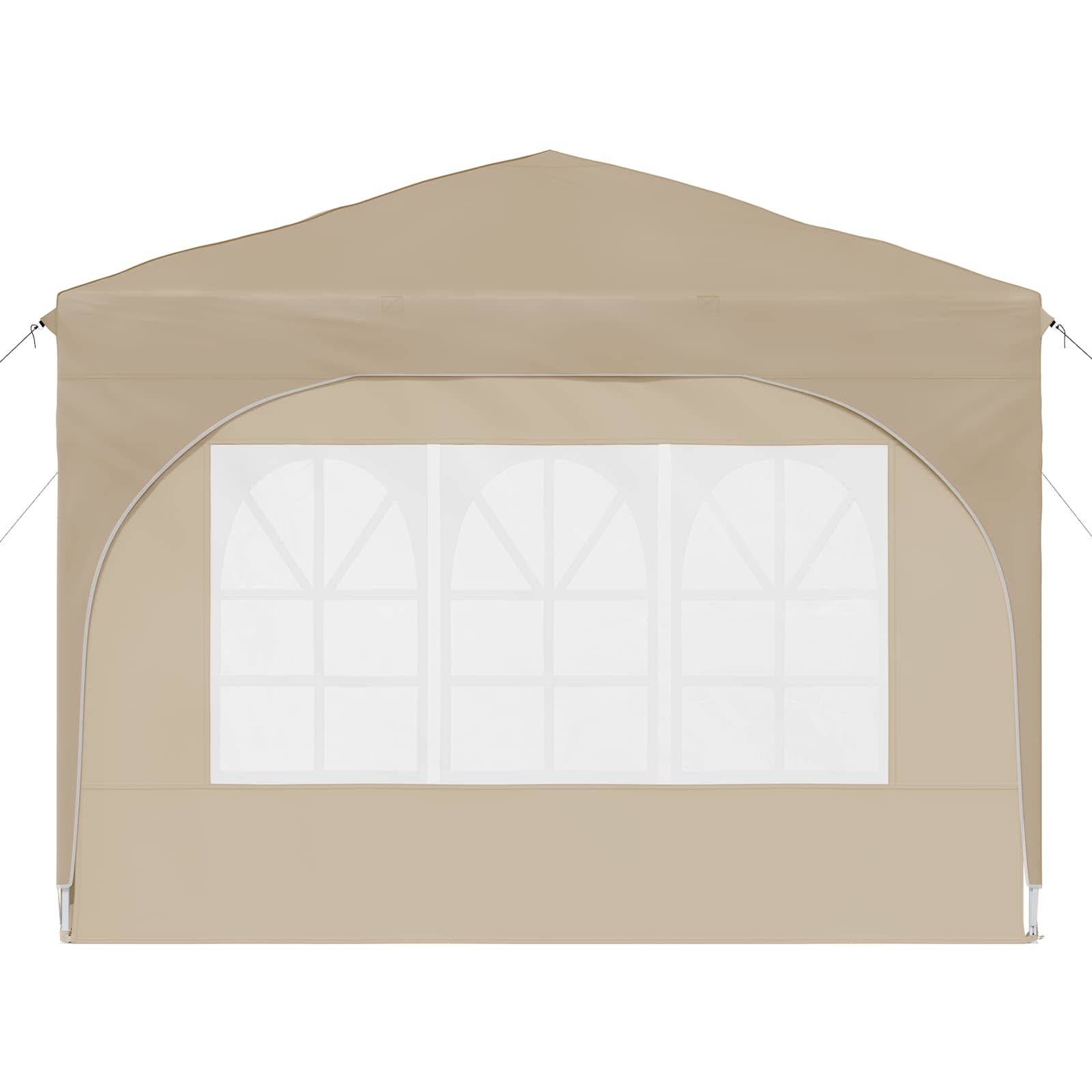 Pop-up Partyzelt 290 x 290 x 245 cm Creme