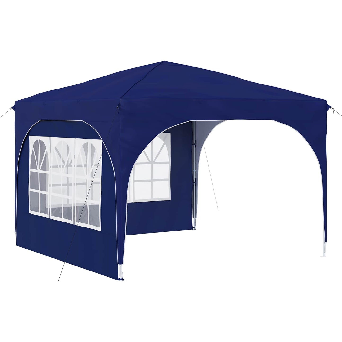 Pop-up Partyzelt 290 x 290 x 245 cm Blau