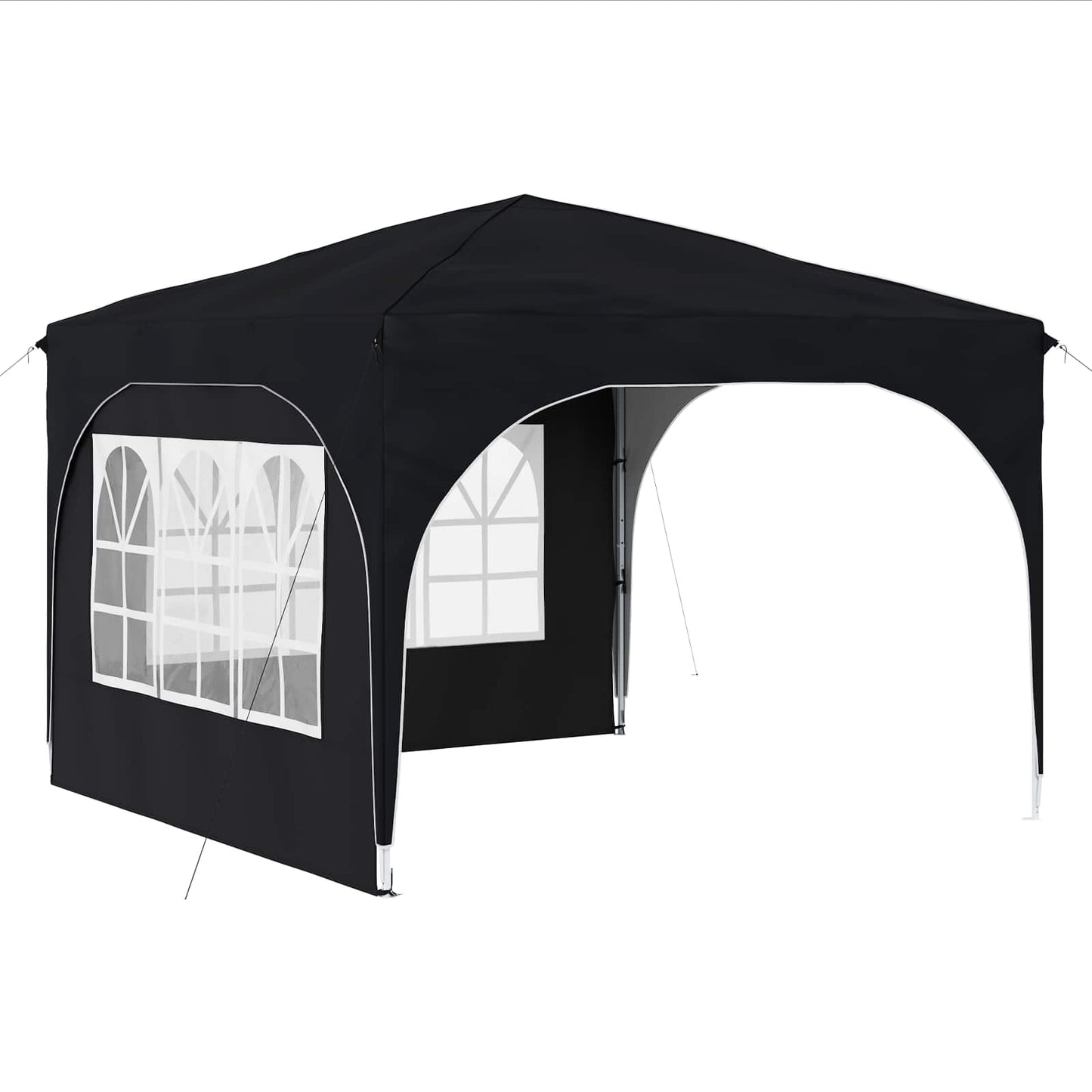 Pop-up Partyzelt 290 x 290 x 245 cm Antrazit