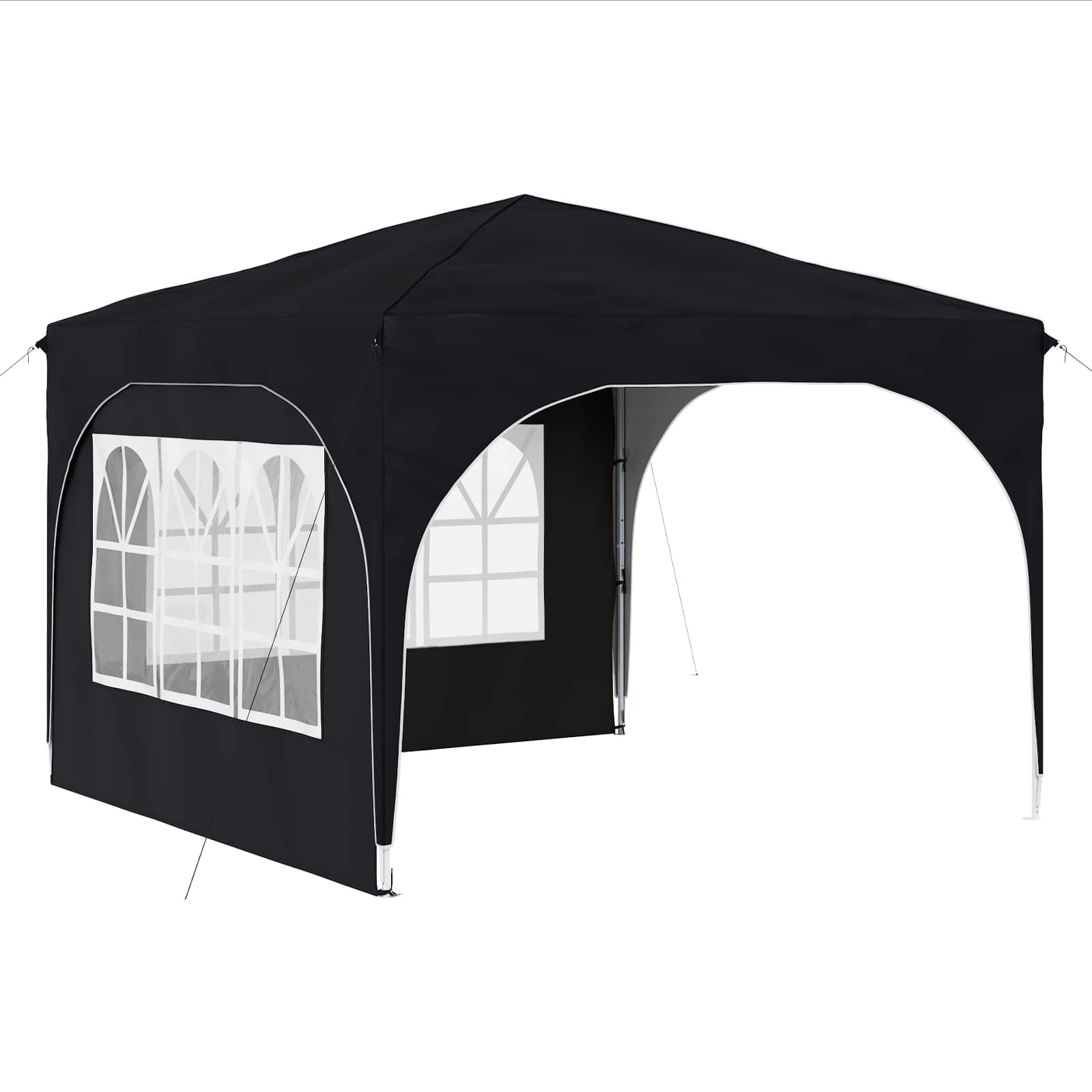 Pop-up Partyzelt 290 x 290 x 245 cm Antrazit