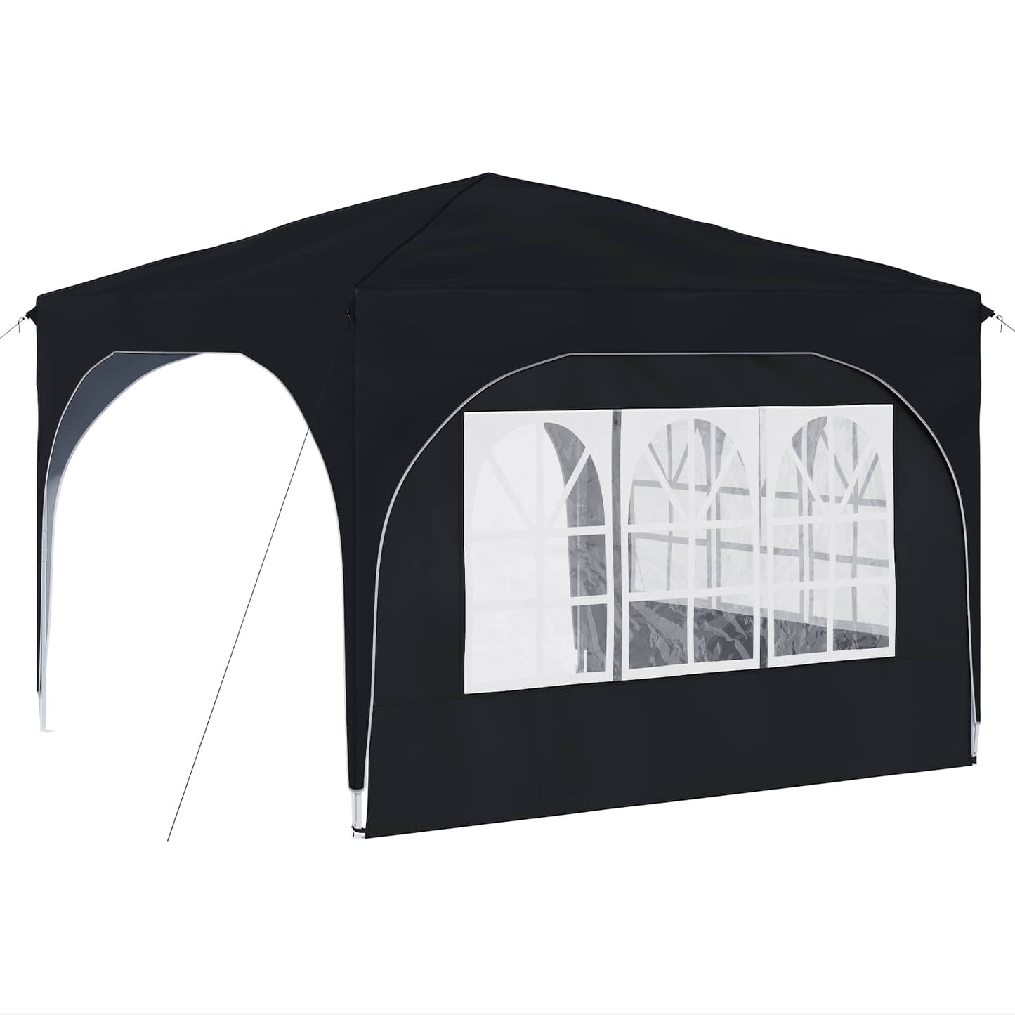 Pop-up Partyzelt 290 x 290 x 245 cm Antrazit