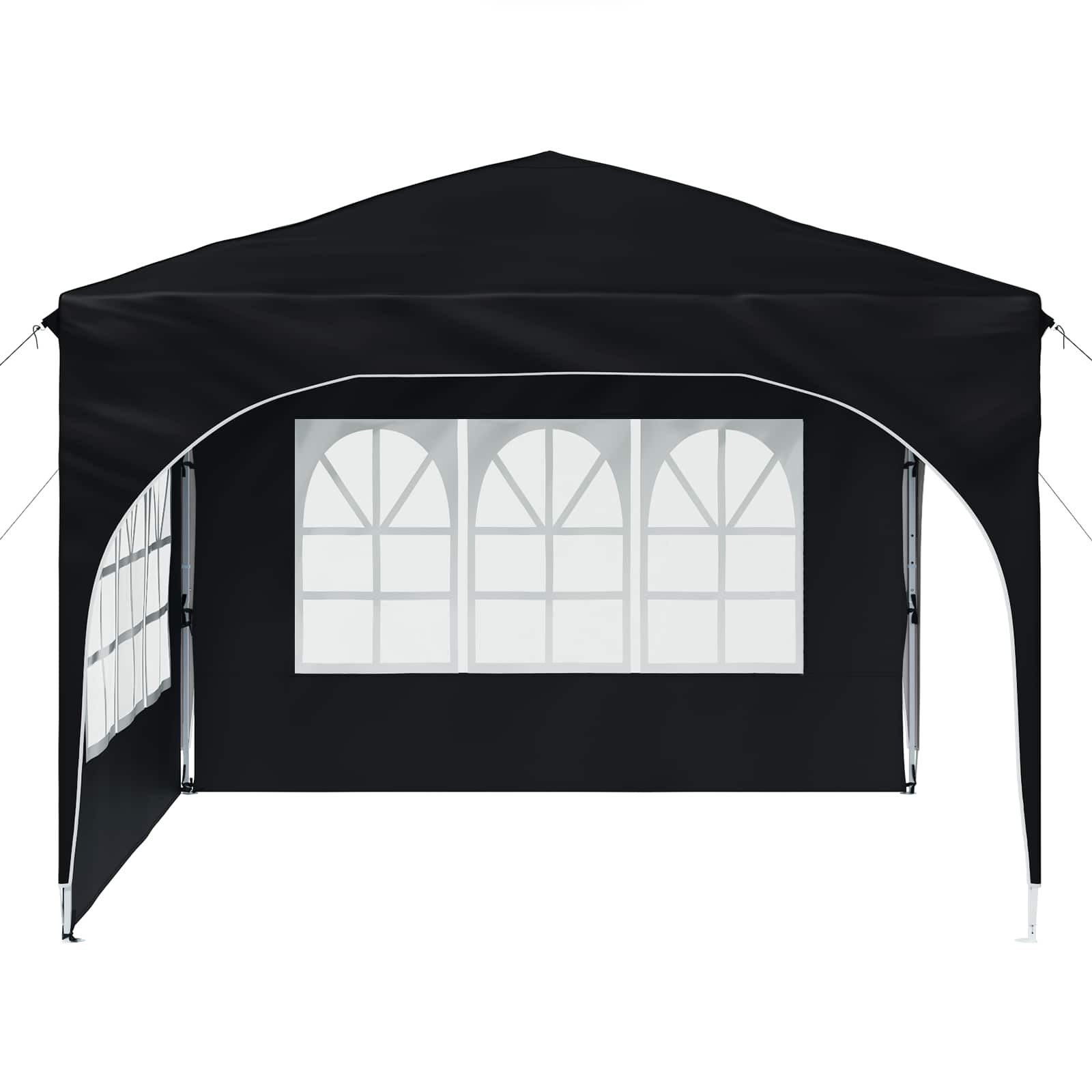 Pop-up Partyzelt 290 x 290 x 245 cm Antrazit