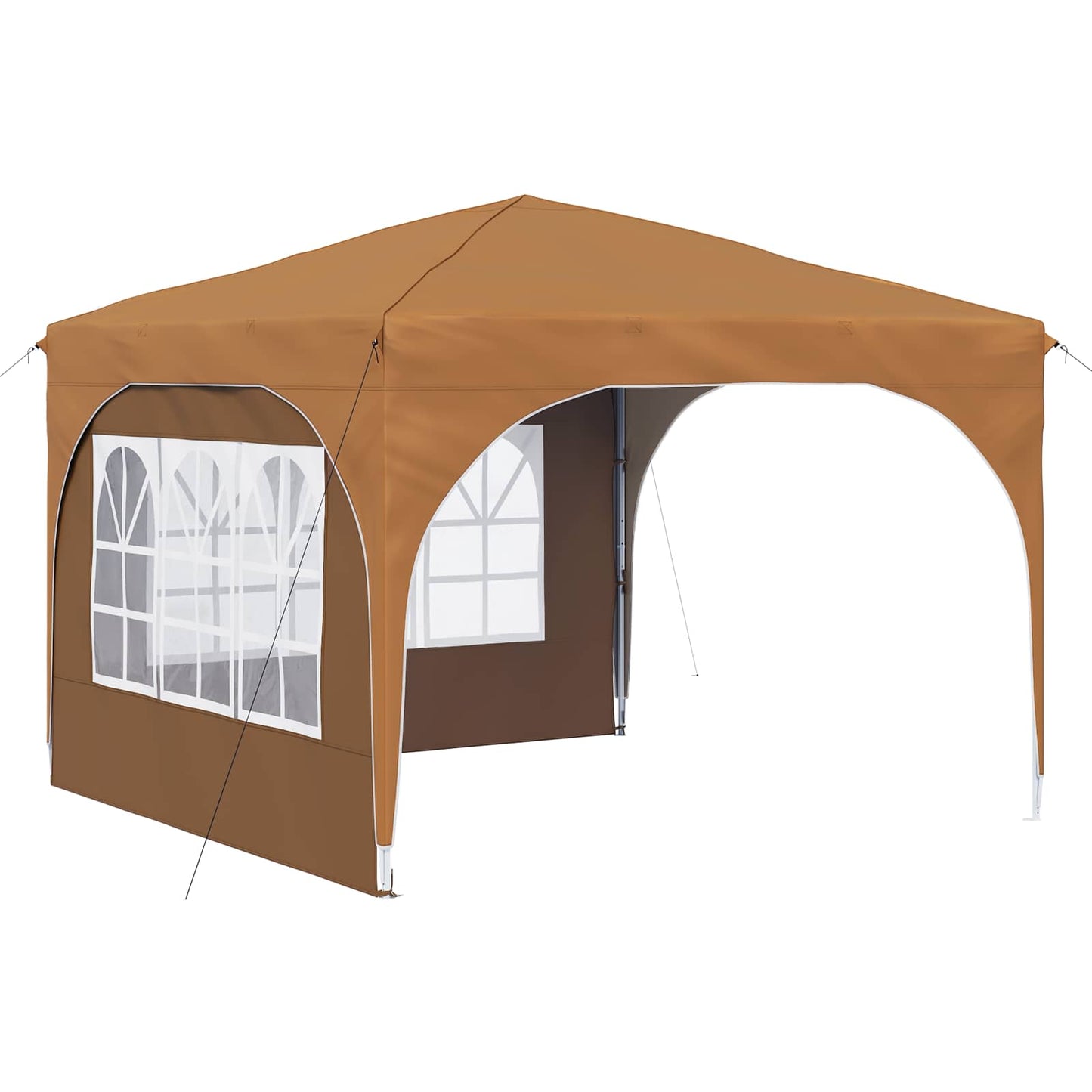 Pop-up Partyzelt 290 x 290 x 245 cm Beige