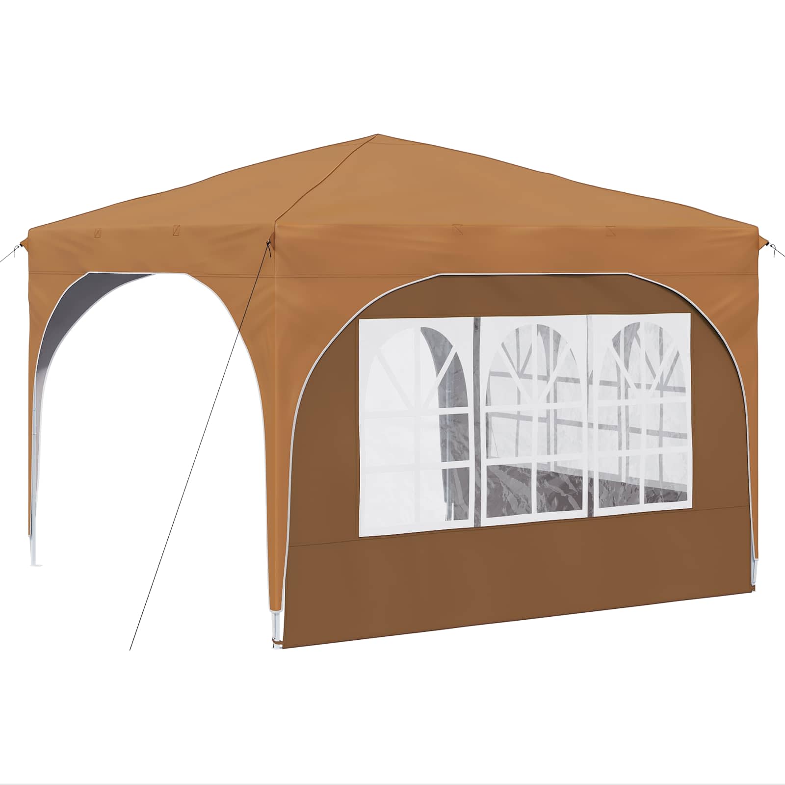 Pop-up Partyzelt 290 x 290 x 245 cm Beige