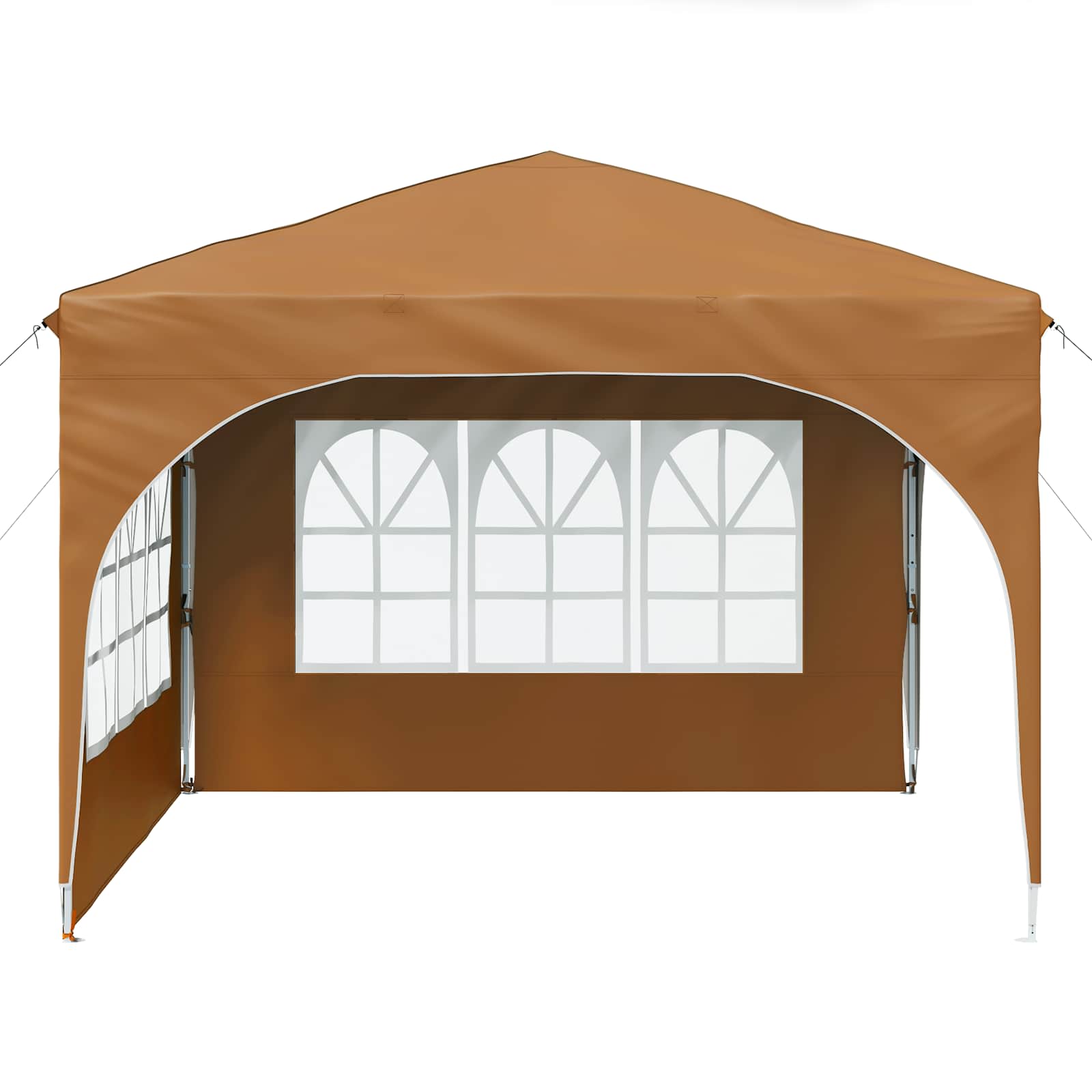 Pop-up Partyzelt 290 x 290 x 245 cm Beige