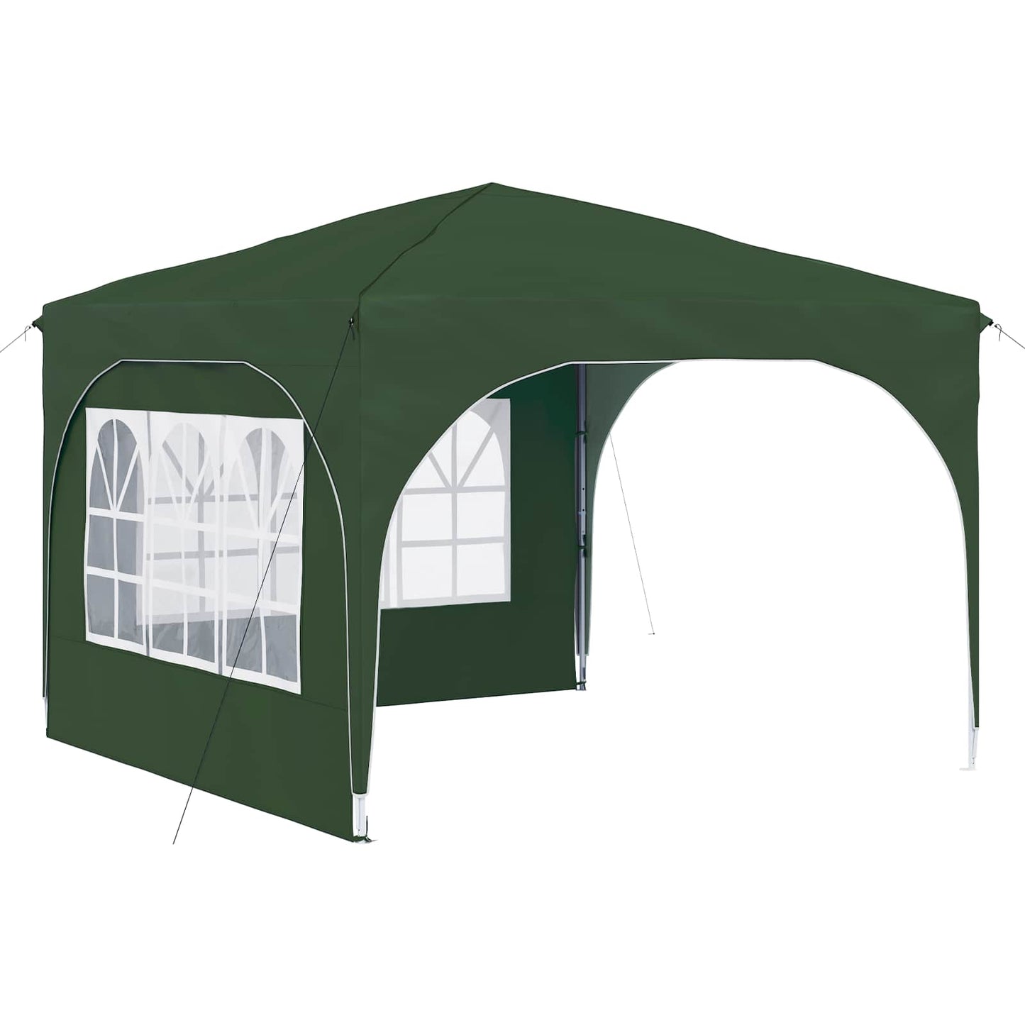 Pop-up Partyzelt 290 x 290 x 245 cm Grün