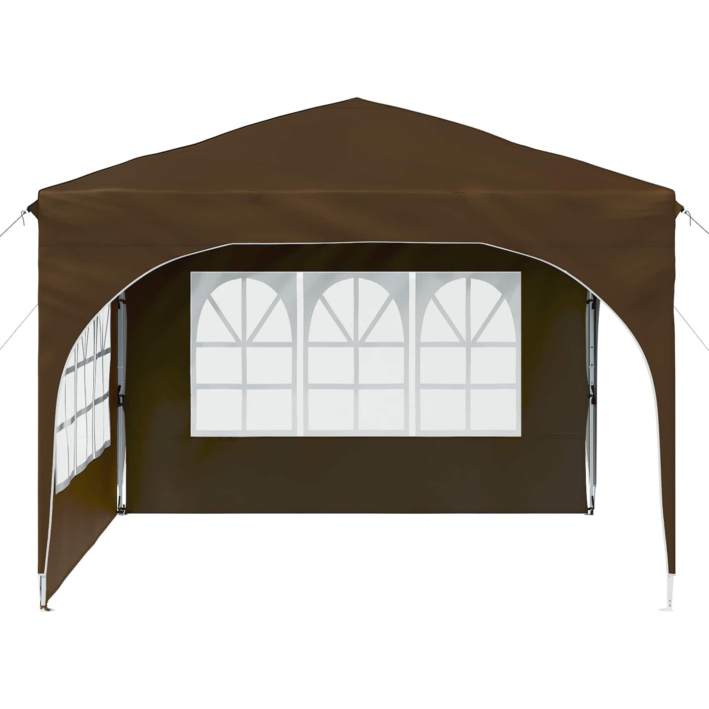 Pop-up Partyzelt 290 x 290 x 245 cm Taupe