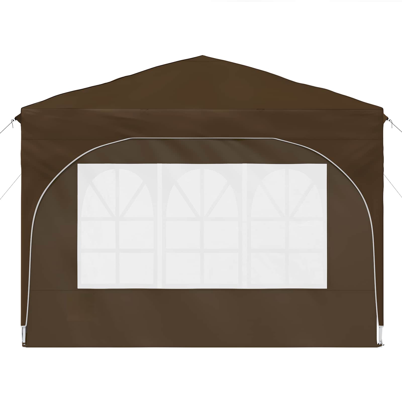 Pop-up Partyzelt 290 x 290 x 245 cm Taupe