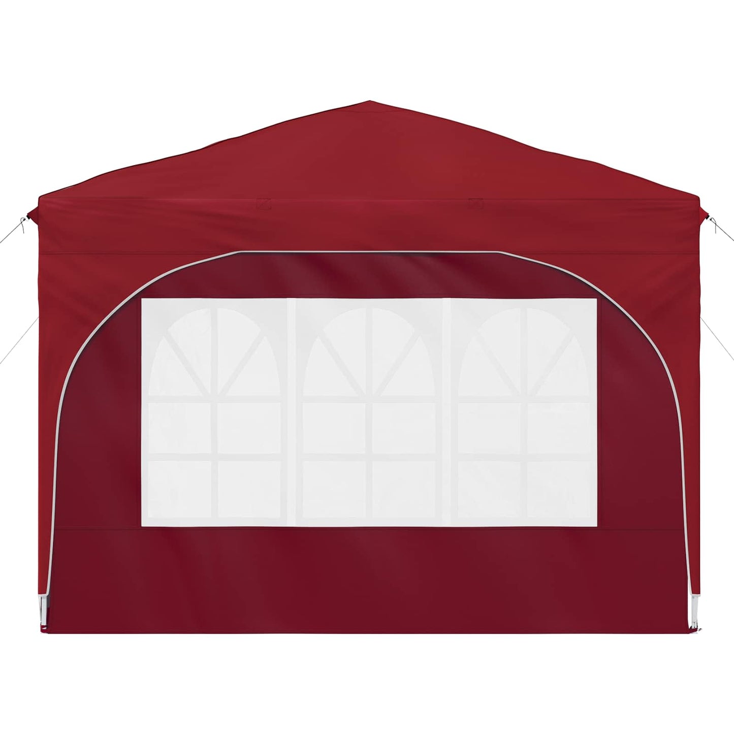 Pop-up Partyzelt 290 x 290 x 245 cm Bordeauxrot