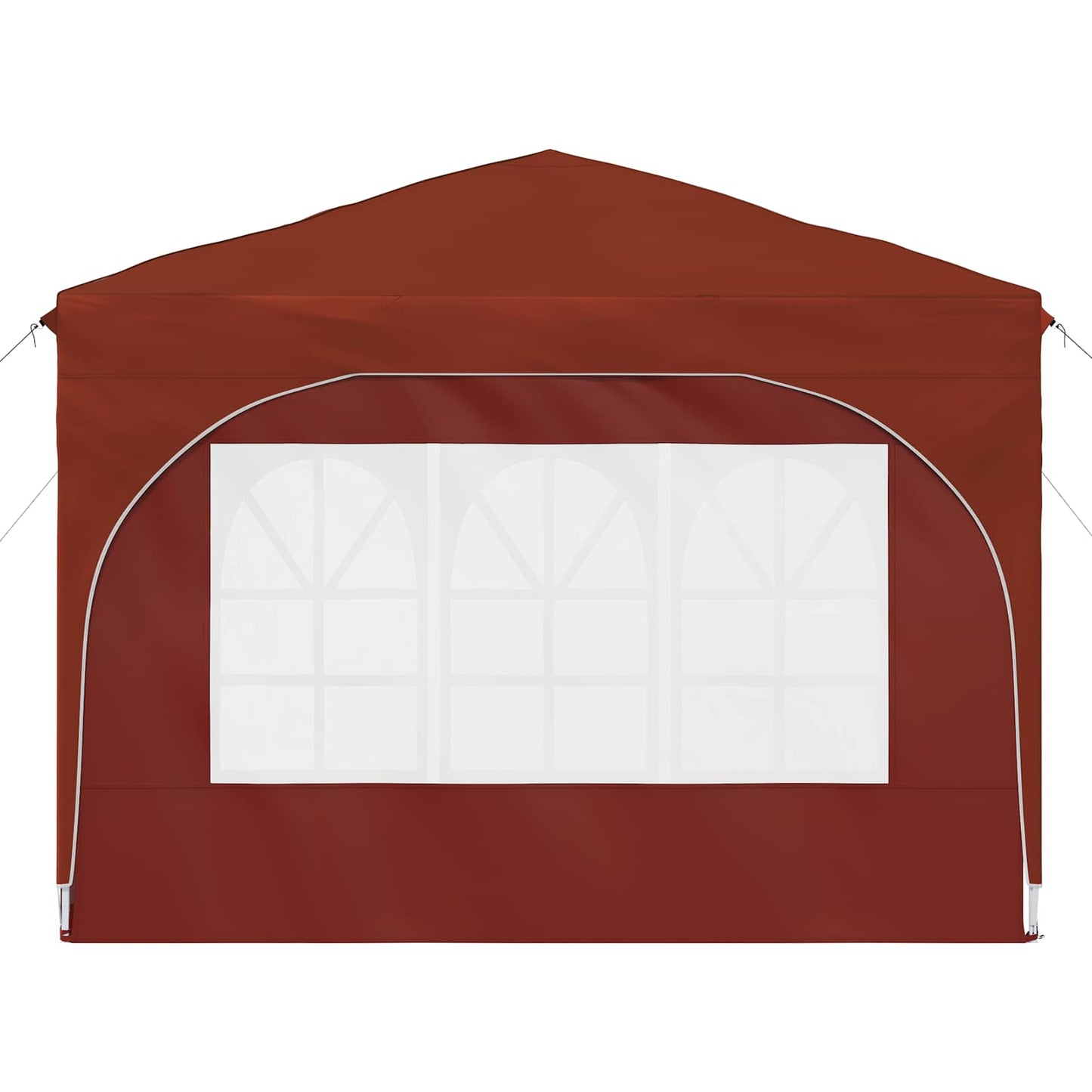 Pop-up Partyzelt 290 x 290 x 245 cm Terrakotta