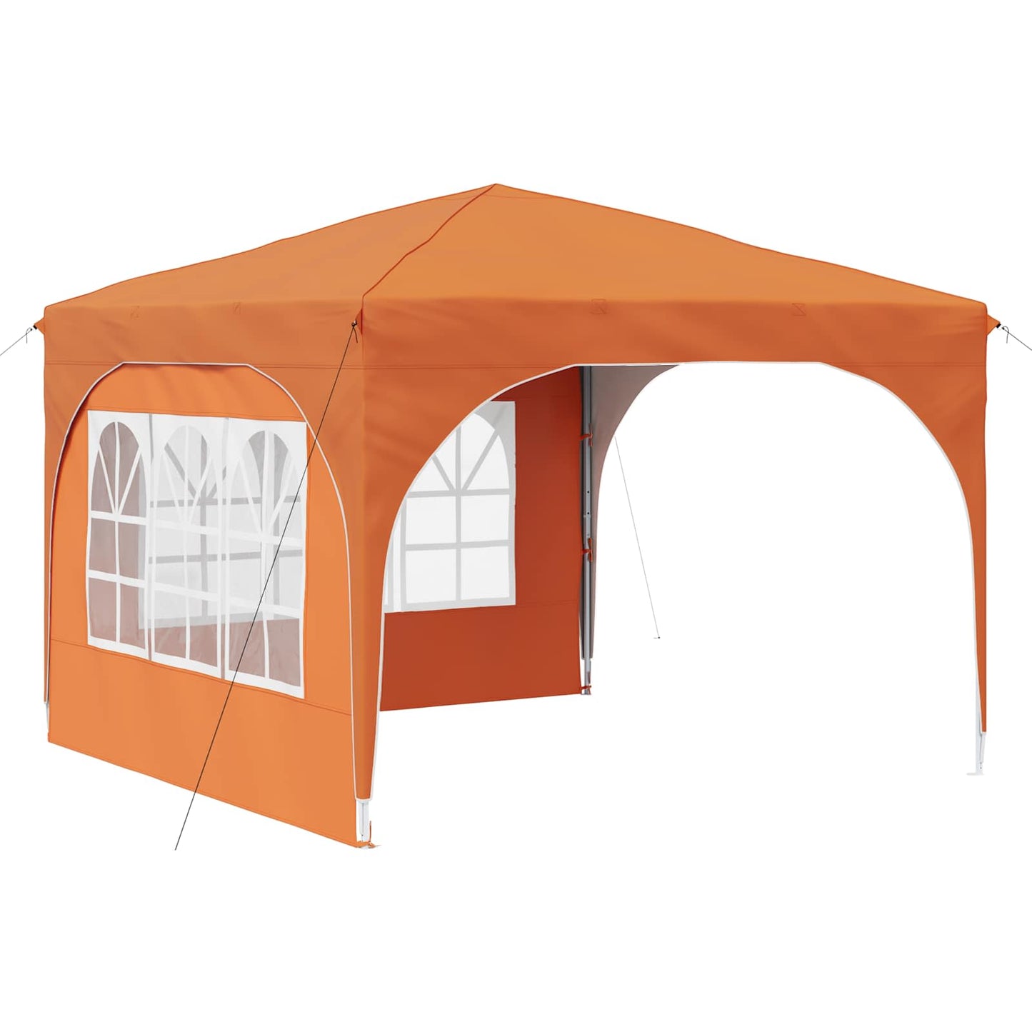 Pop-up Partyzelt 290 x 290 x 245 cm Orange
