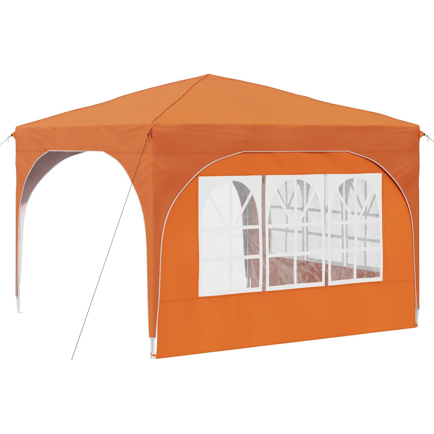 Pop-up Partyzelt 290 x 290 x 245 cm Orange