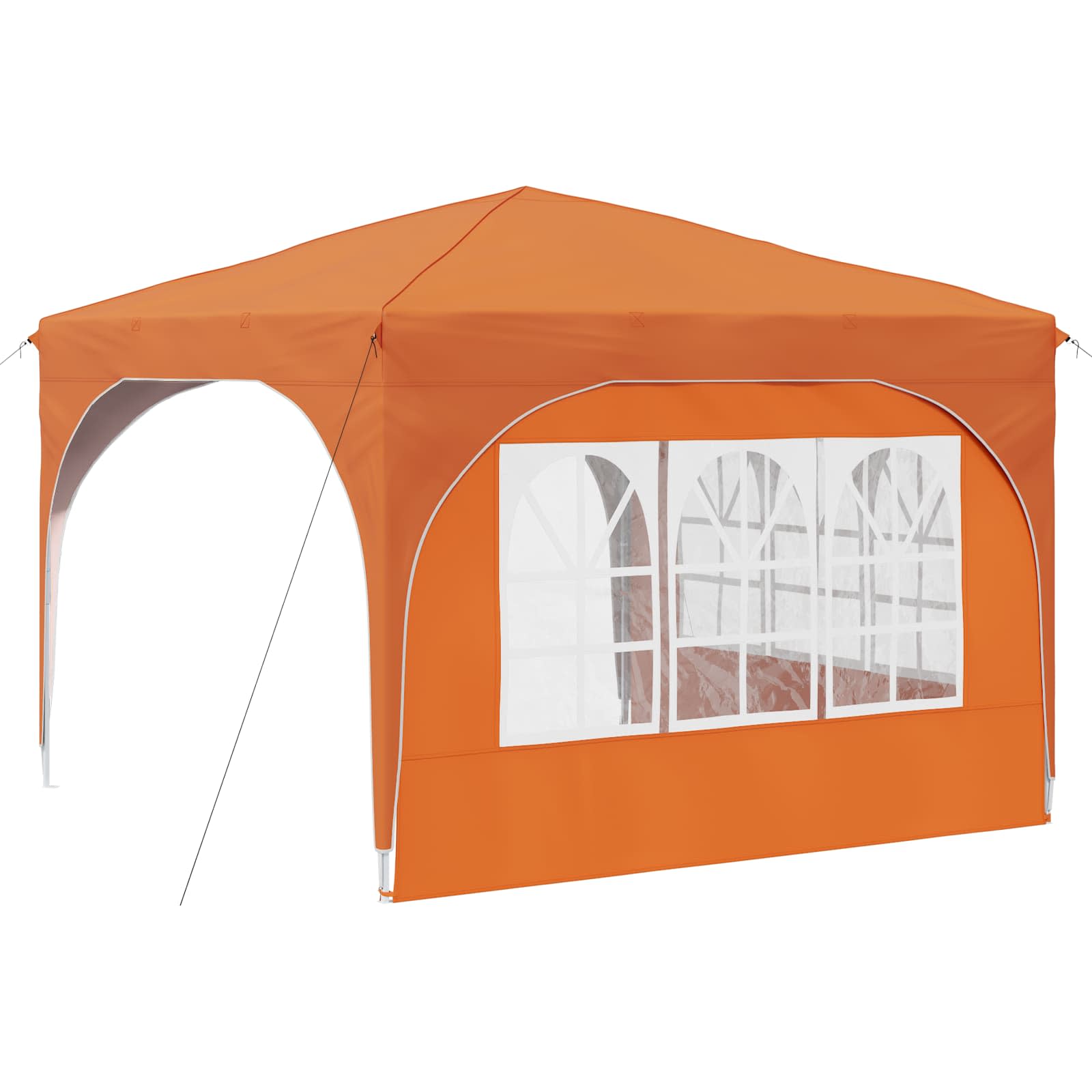 Pop-up Partyzelt 290 x 290 x 245 cm Orange
