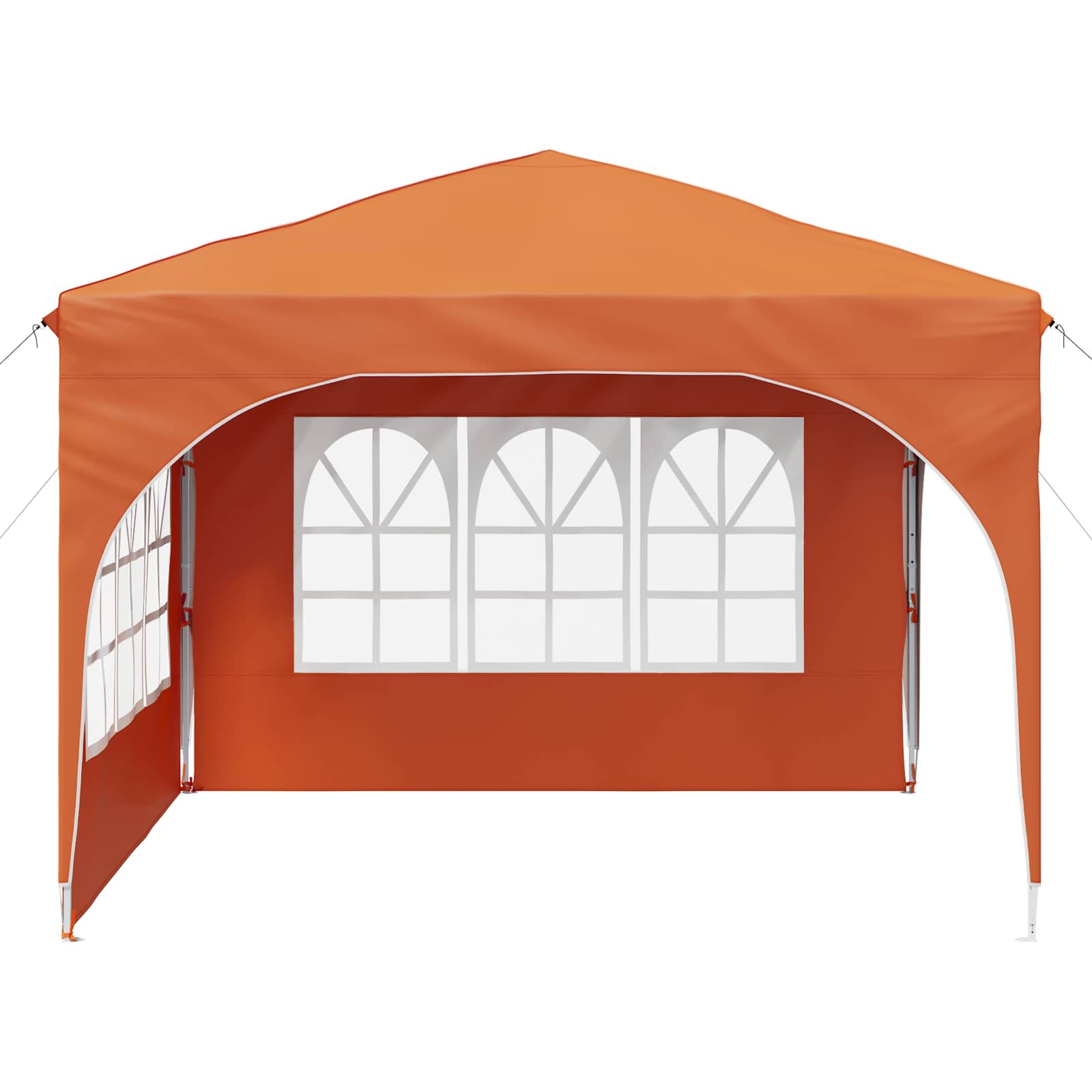 Pop-up Partyzelt 290 x 290 x 245 cm Orange