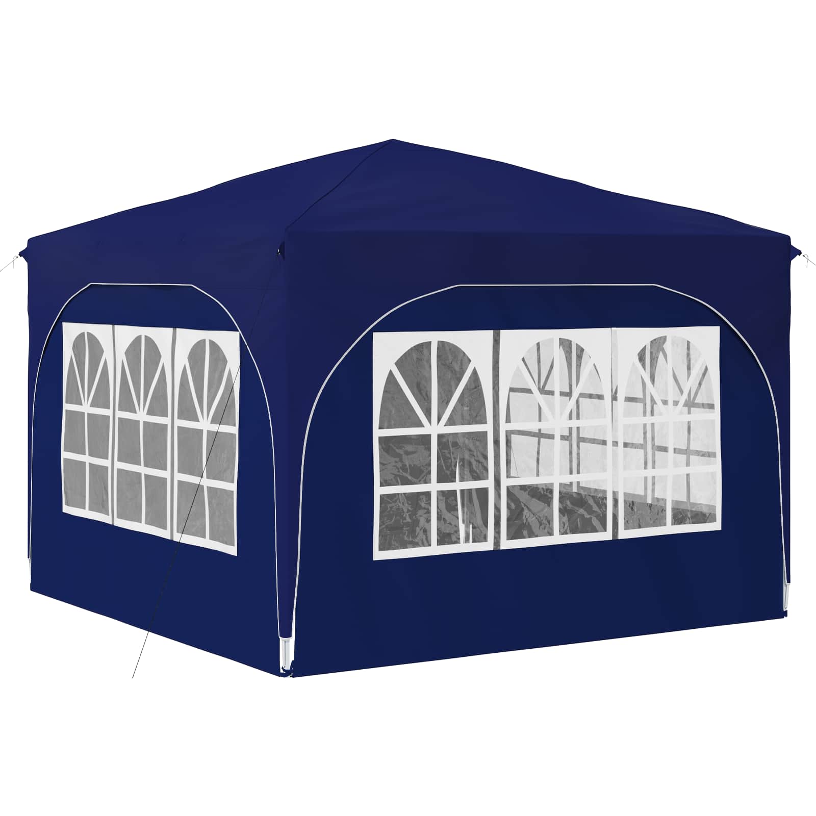 Pop-up Partyzelt 290 x 290 x 245 cm Blau